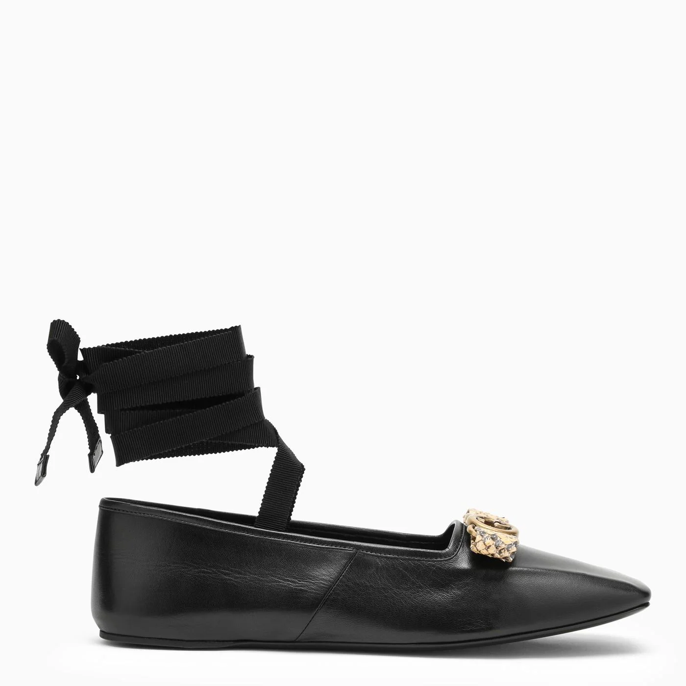 Gucci Double G Ballet Flats - Black - Image 4
