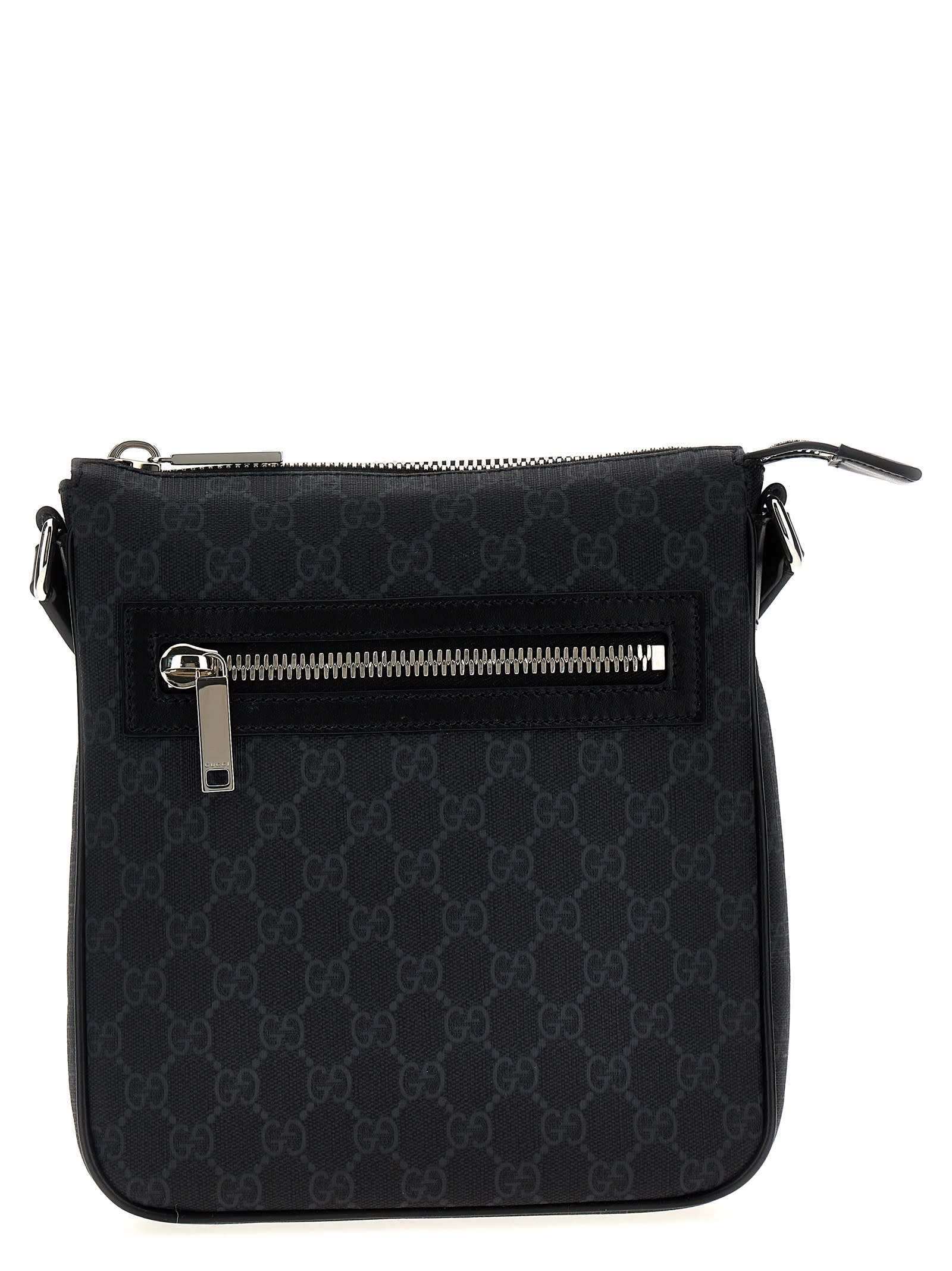 Gucci GG Supreme Crossbody Bag - Black