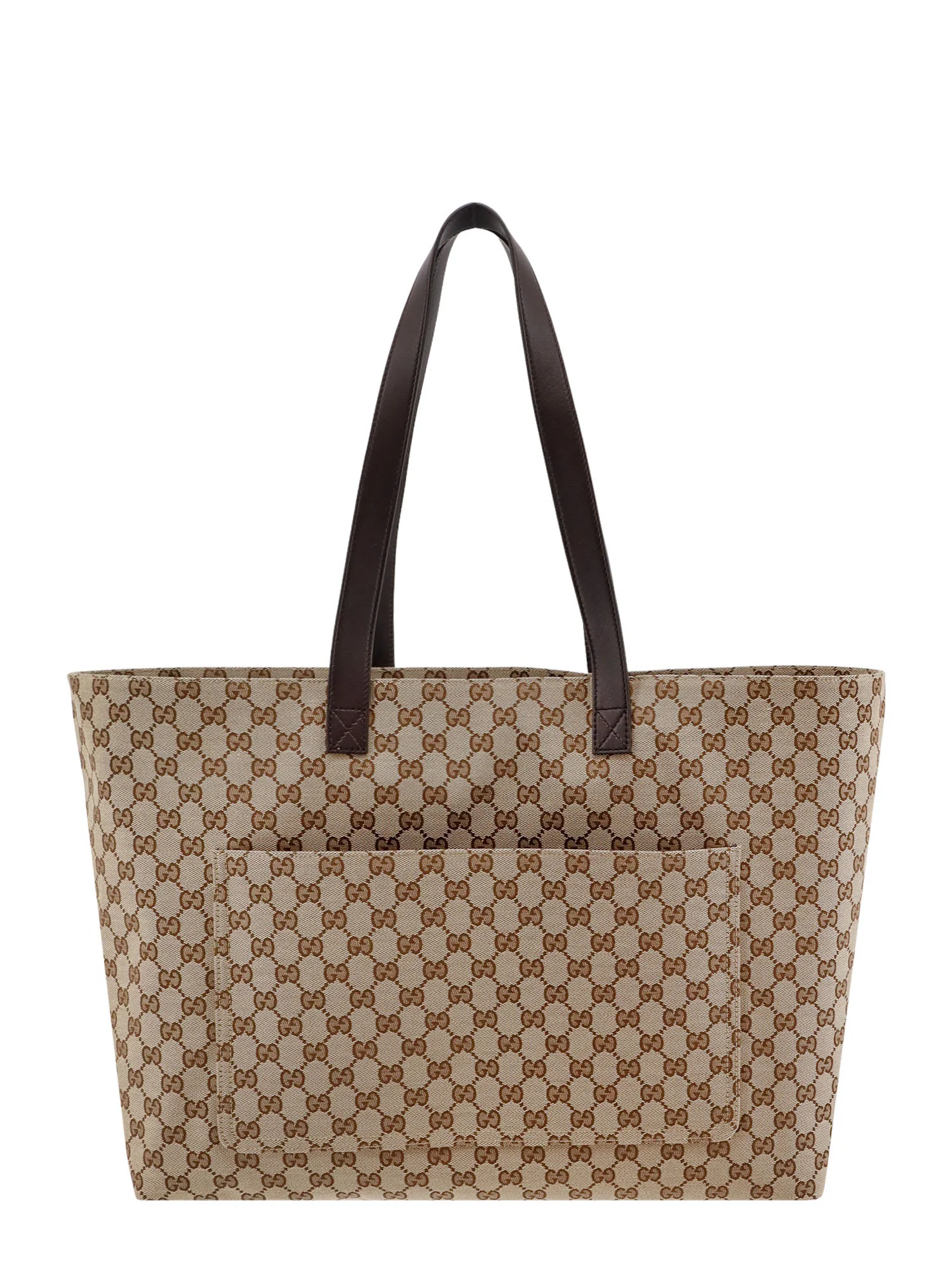 Gucci GG Fabric Shopping Bag - Beige - Image 2