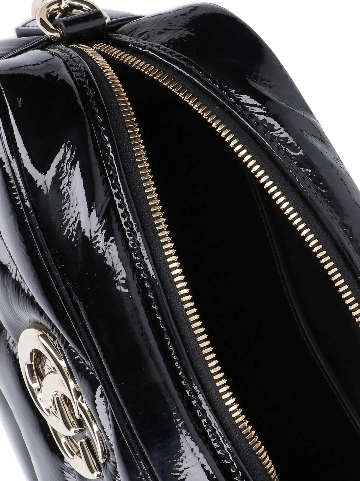 Gucci GG Plaque Padded Shoulder Bag - Nero - Image 3