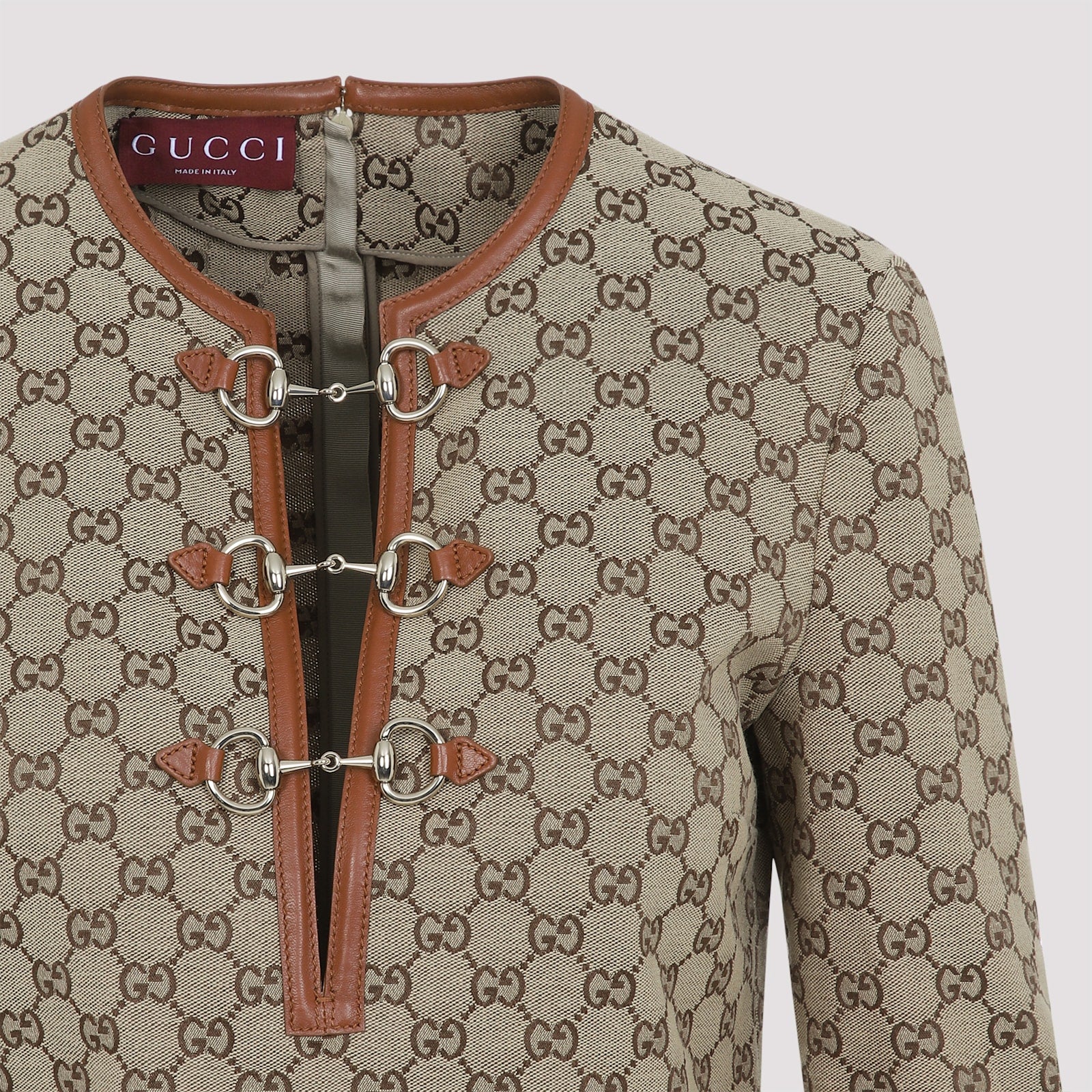 Gucci Gg Clamp Mini Dress - Camel Ebony - Image 5