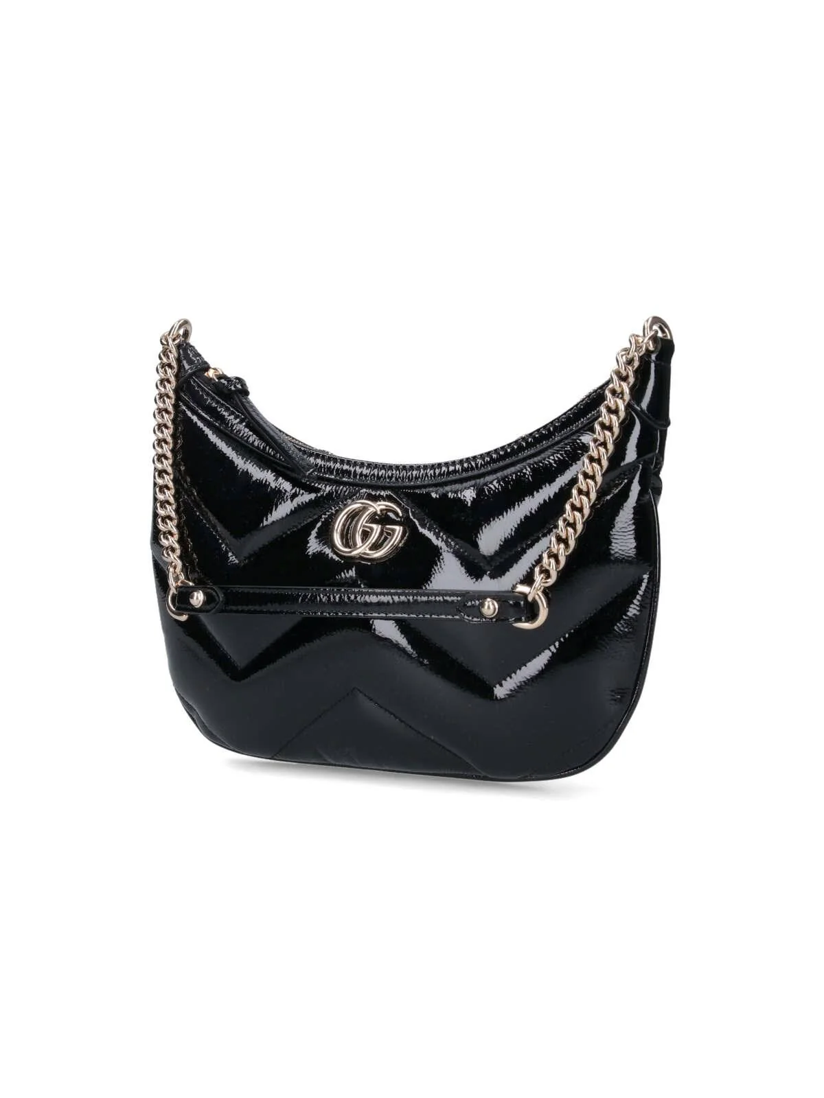 Gucci GG Marmont Small Shoulder Bag - Black - Image 4