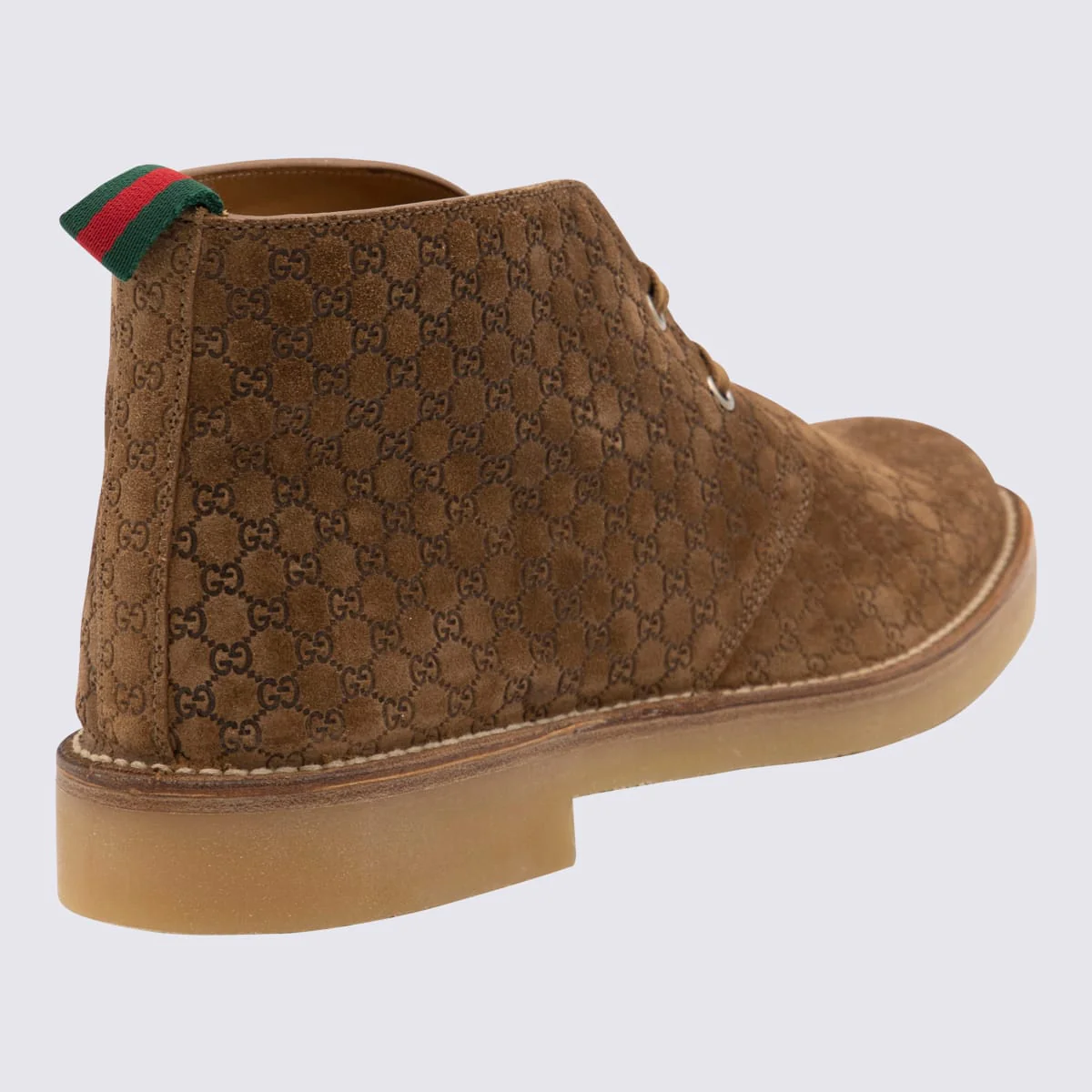 Gucci Leather Boots - Tobacco - Image 3
