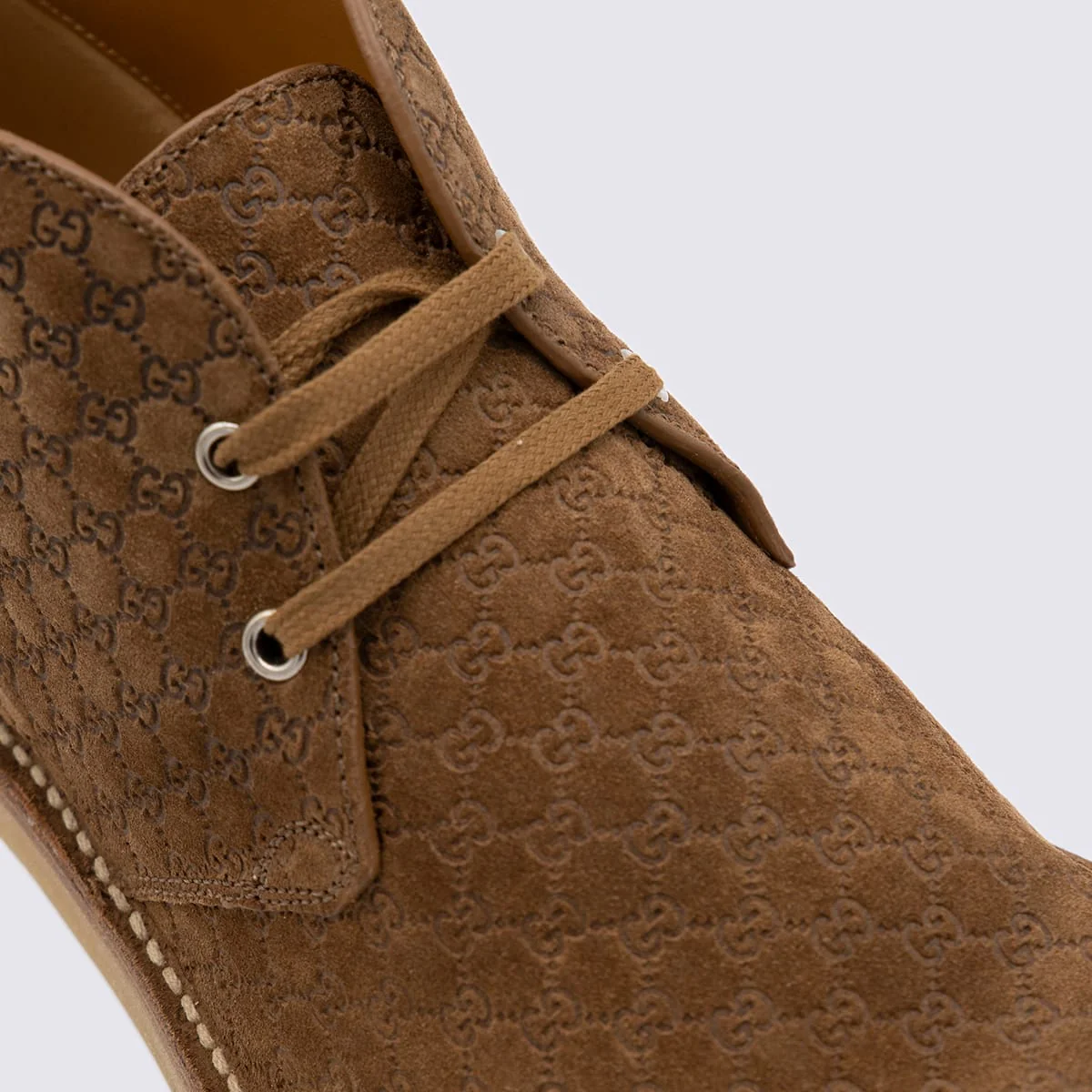 Gucci Leather Boots - Tobacco - Image 4