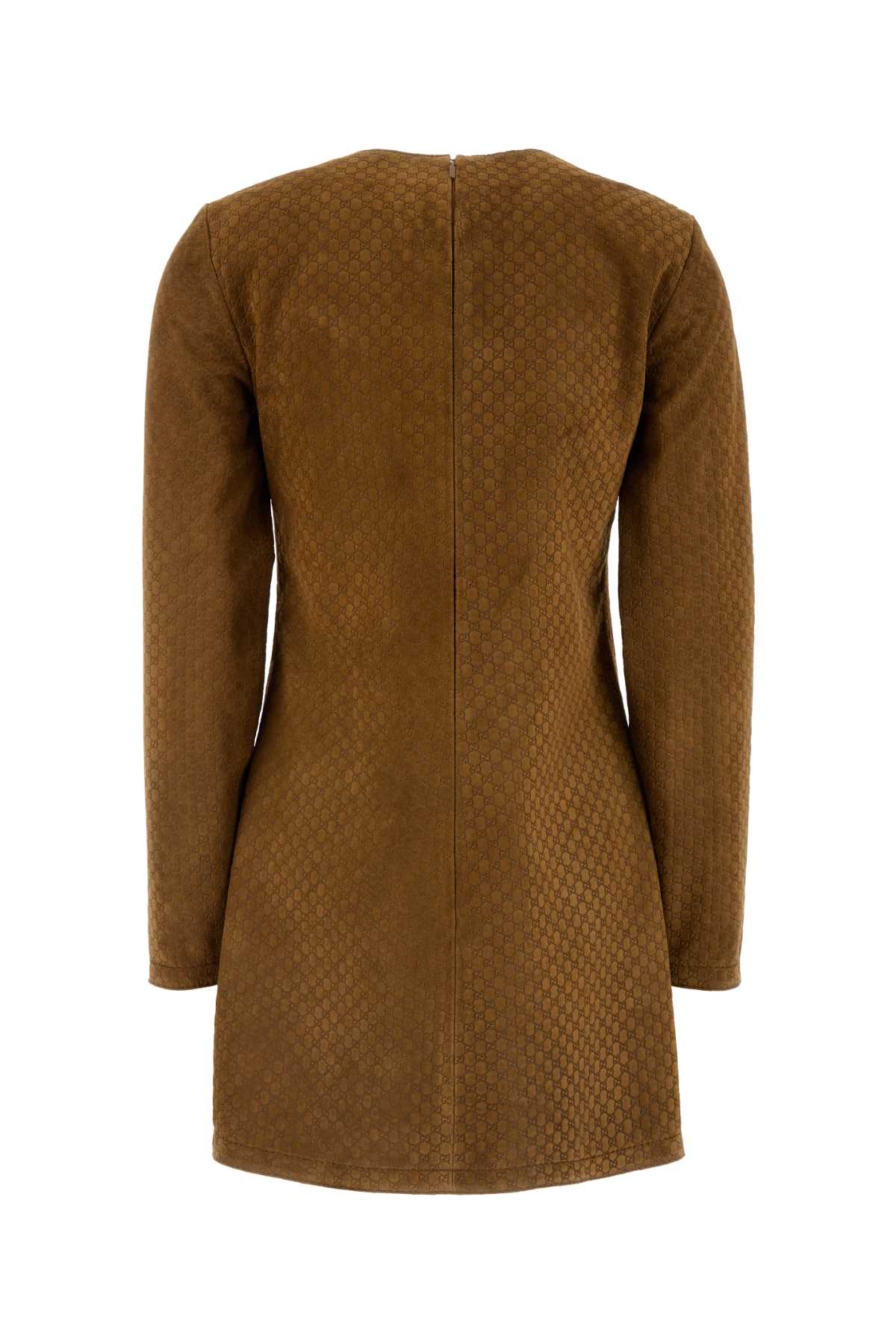 Gucci Brown Suede Dress - Cuir - Image 2