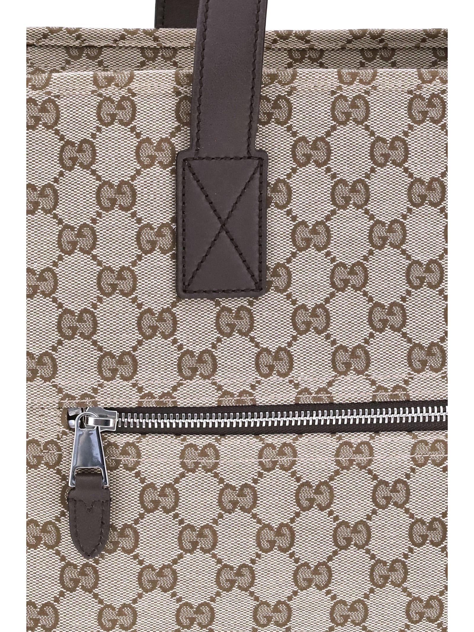 Gucci GG Fabric Tote Bag - Image 5