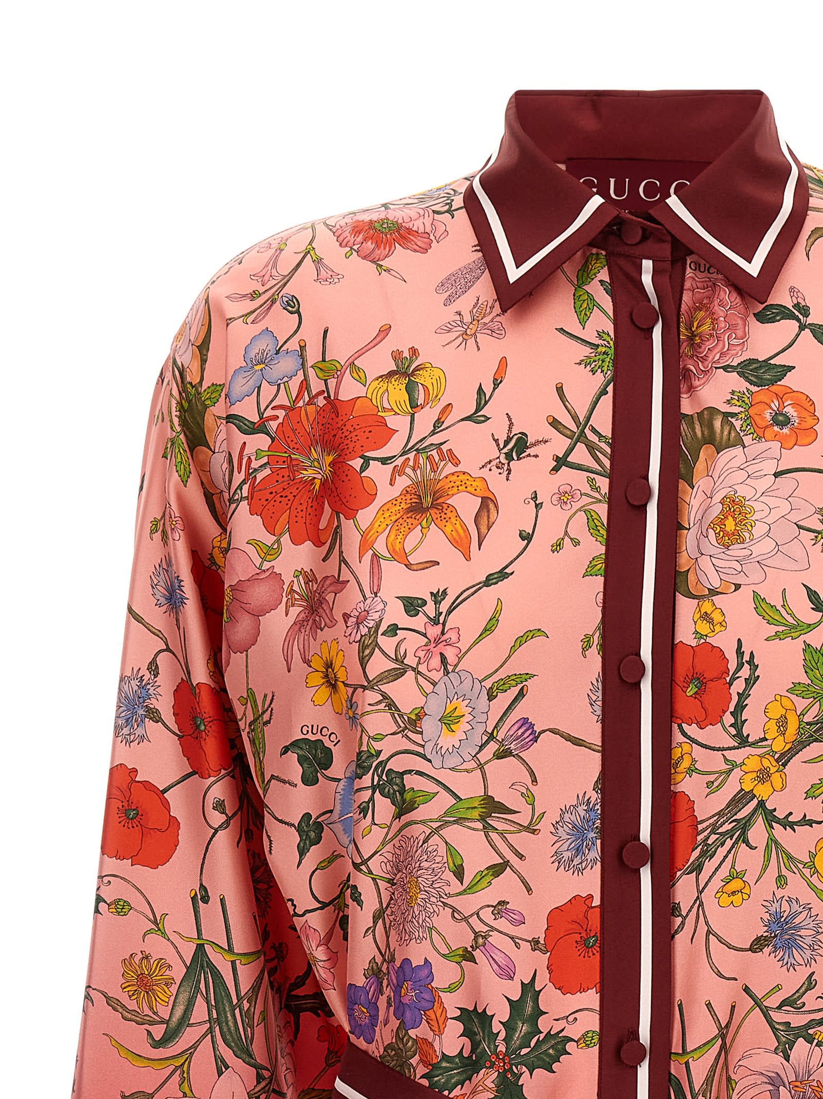 Gucci Flora Print Dress - Multicolor - Image 3