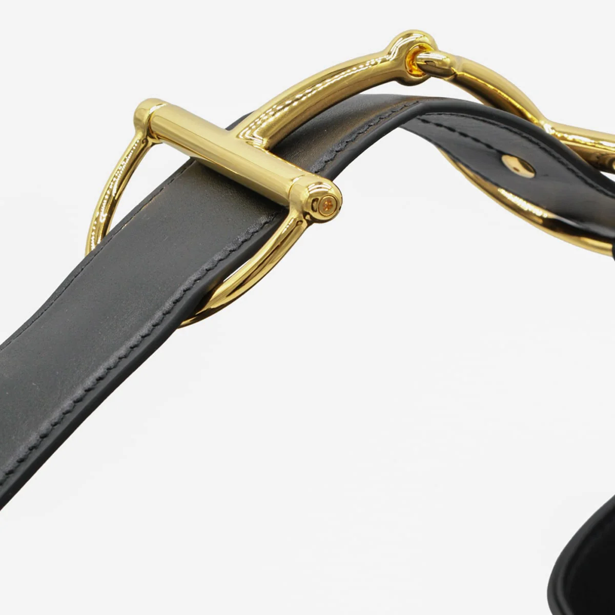 Gucci Maxi Horsebit Shoulder Bag - Black - Image 4