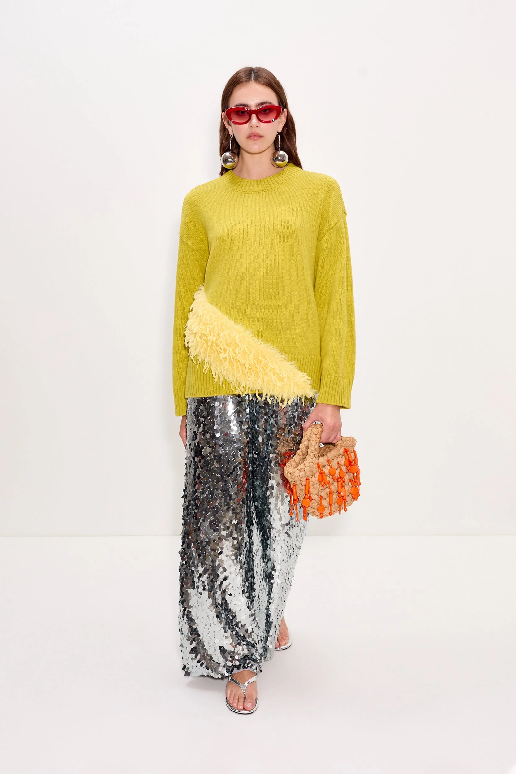 Simon Miller Zira Novelty Sweater - Chartreuse - Image 2