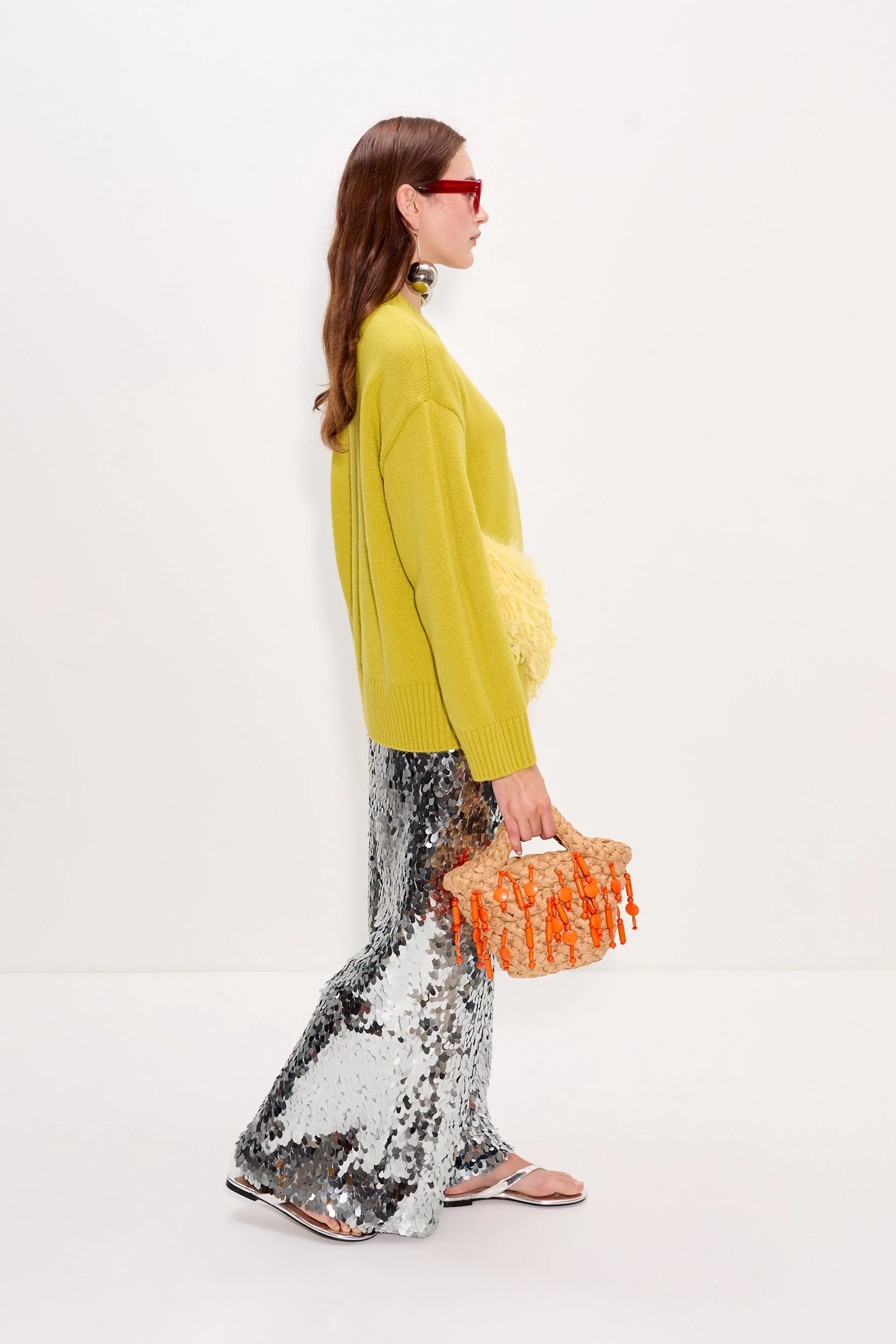Simon Miller Zira Novelty Sweater - Chartreuse - Image 3