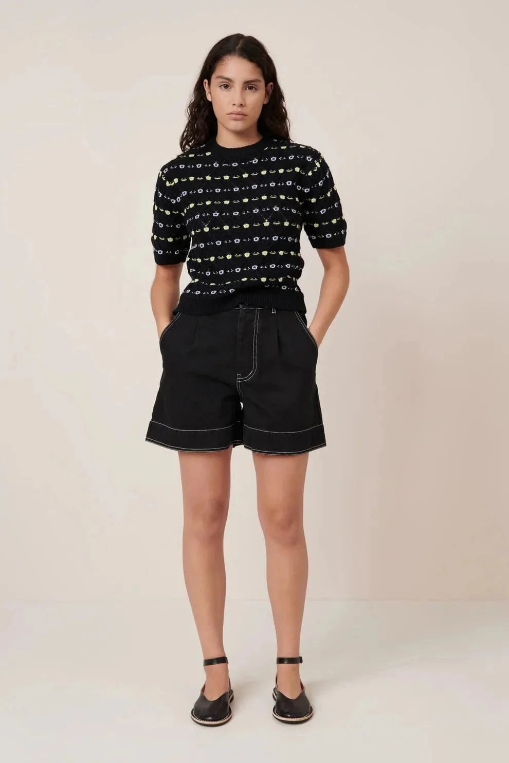 Kowtow Rhode Top - Daisy Jacquard - Image 3