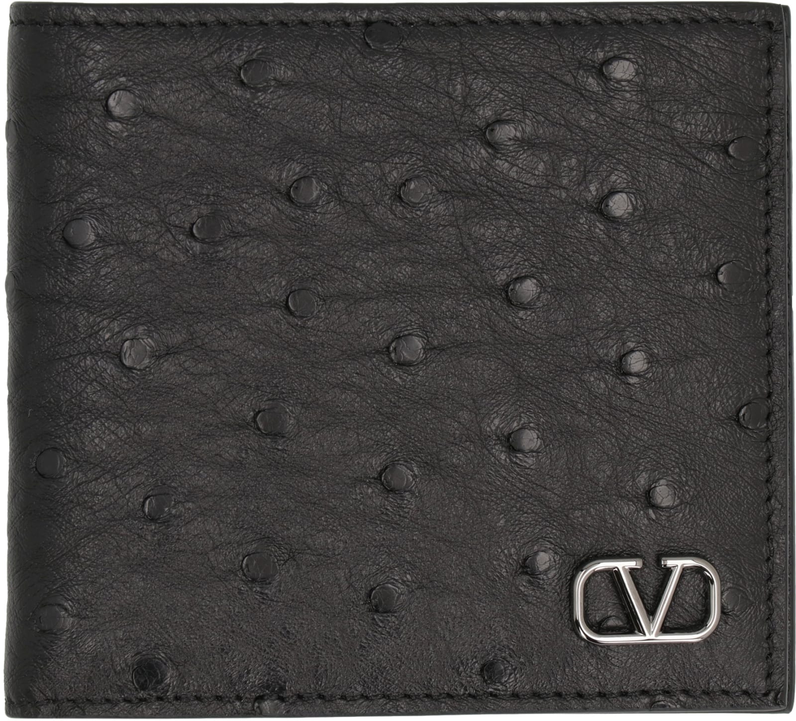 Valentino Garavani Leather Wallet - Black - Image 2