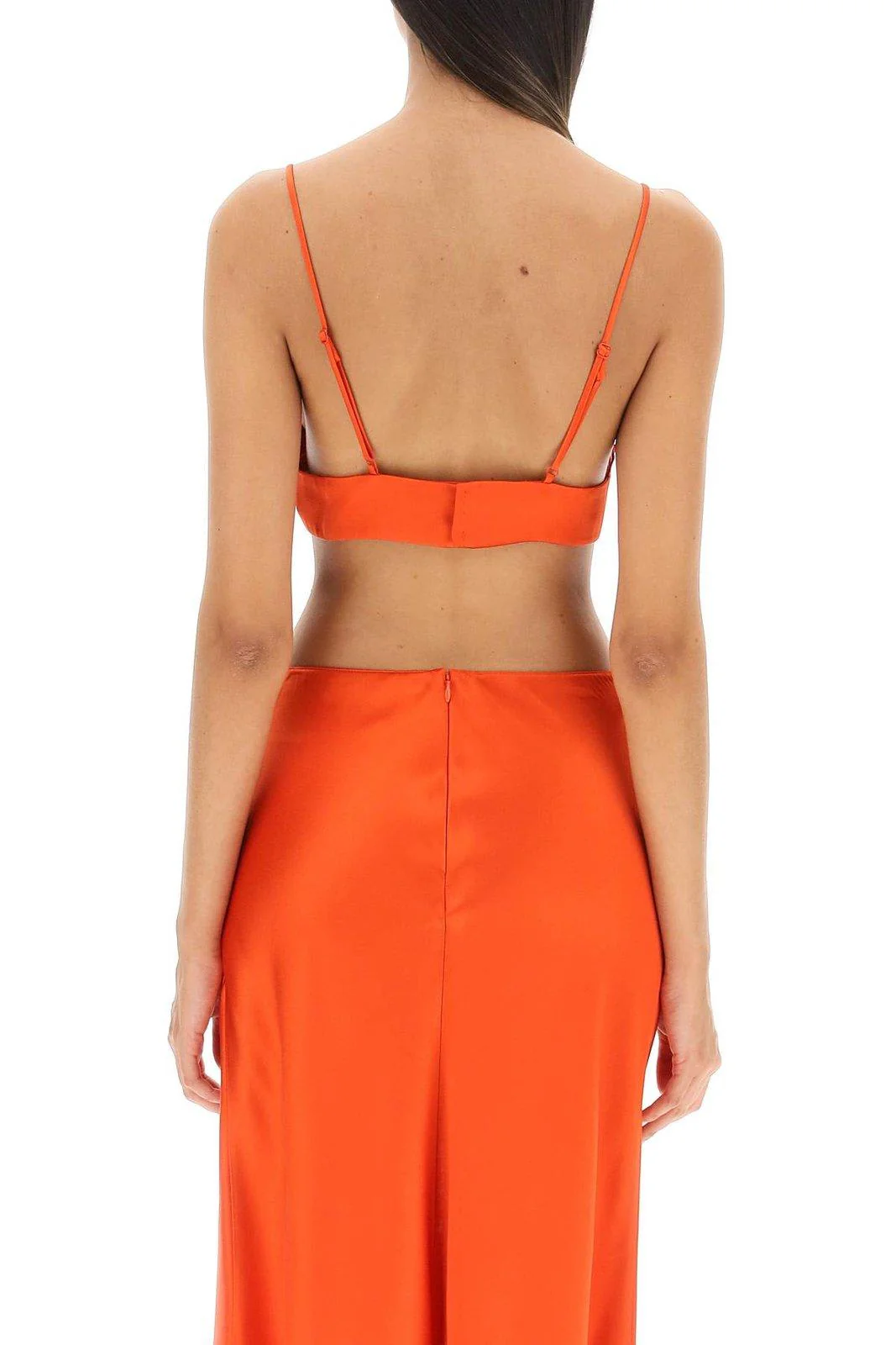 STELLA MCCARTNEY Floral Lace Bralette - Red - Image 3
