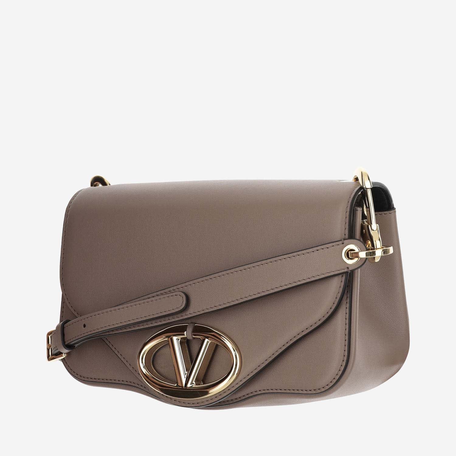 Valentino Garavani Vlogo Signature Messenger Bag - Beige - Image 2