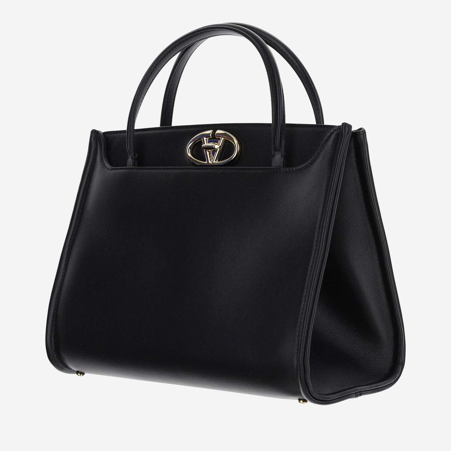 Valentino Garavani Vlogo Locker Leather Bag - Image 2