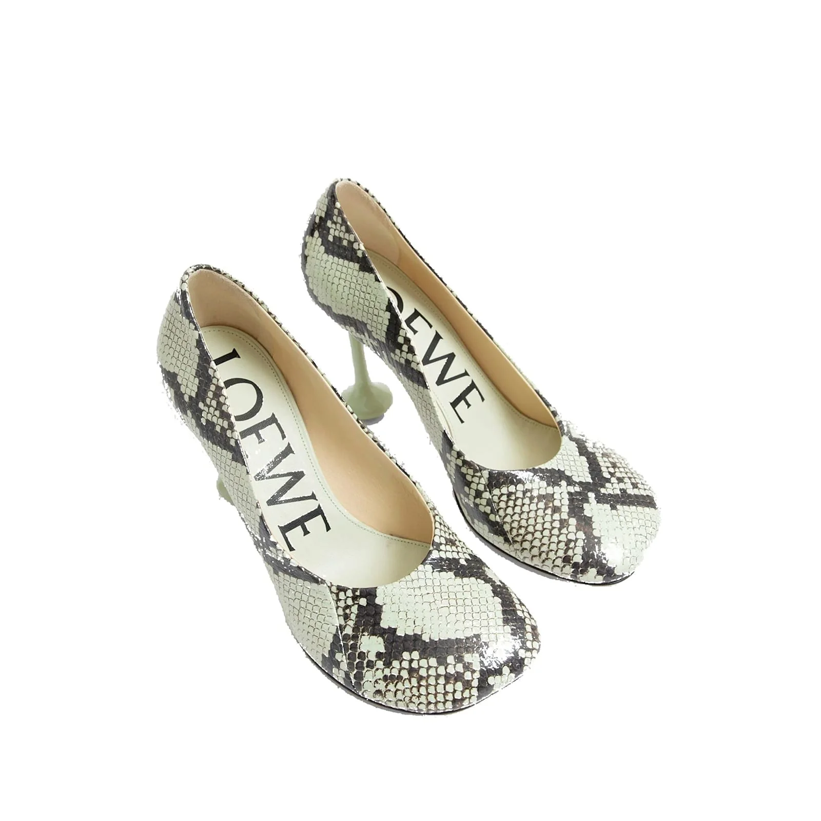 LOEWE Toy Sneakskin Pumps - Green - Image 4