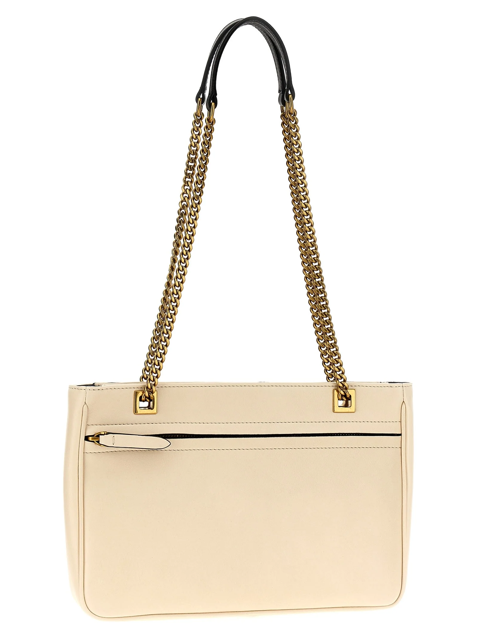 Valentino Garavani Viva Superstar Small Shopping Bag - White/Black - Image 2