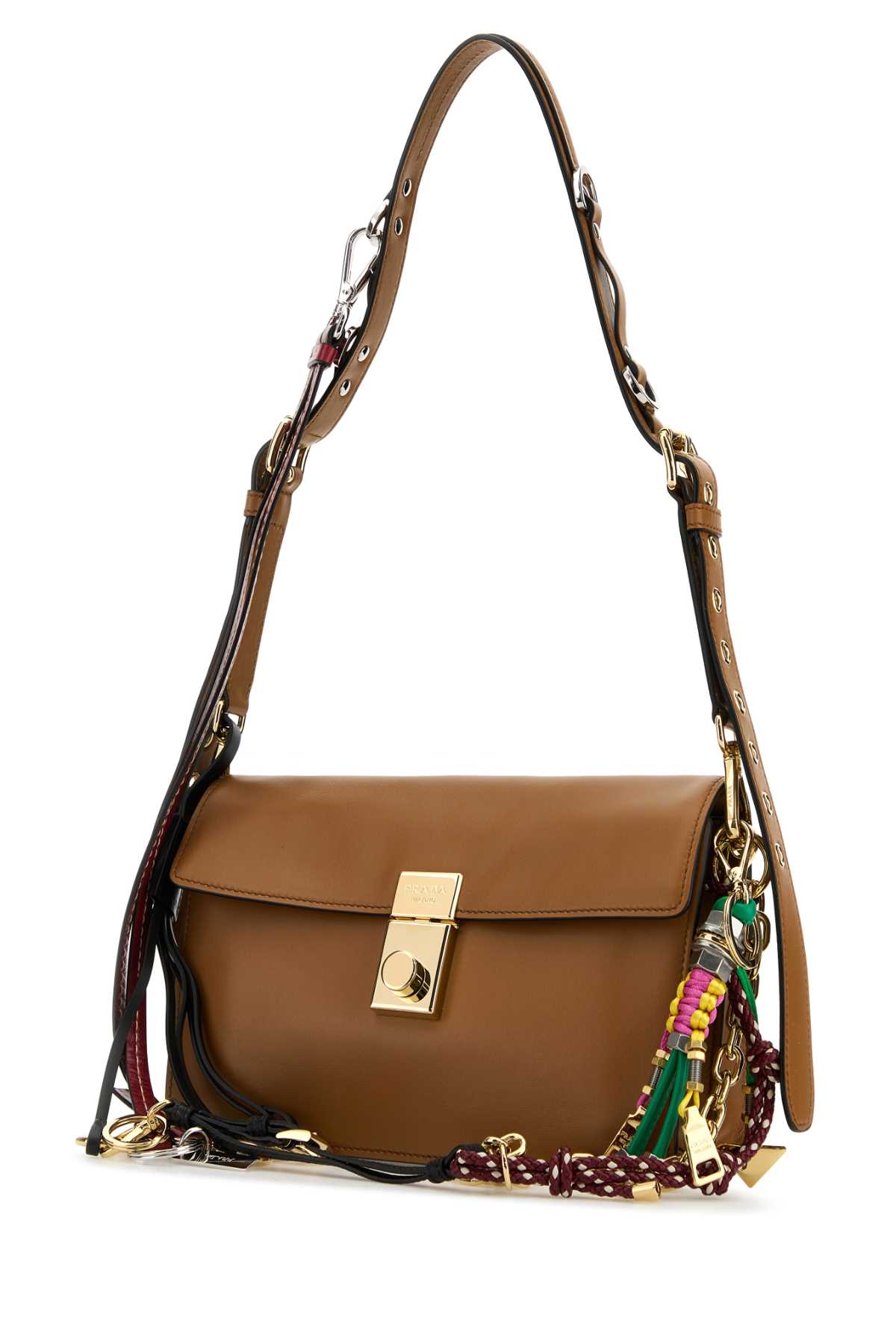 Prada Soft Sound Small Shoulder Bag - Caramel0n - Image 2