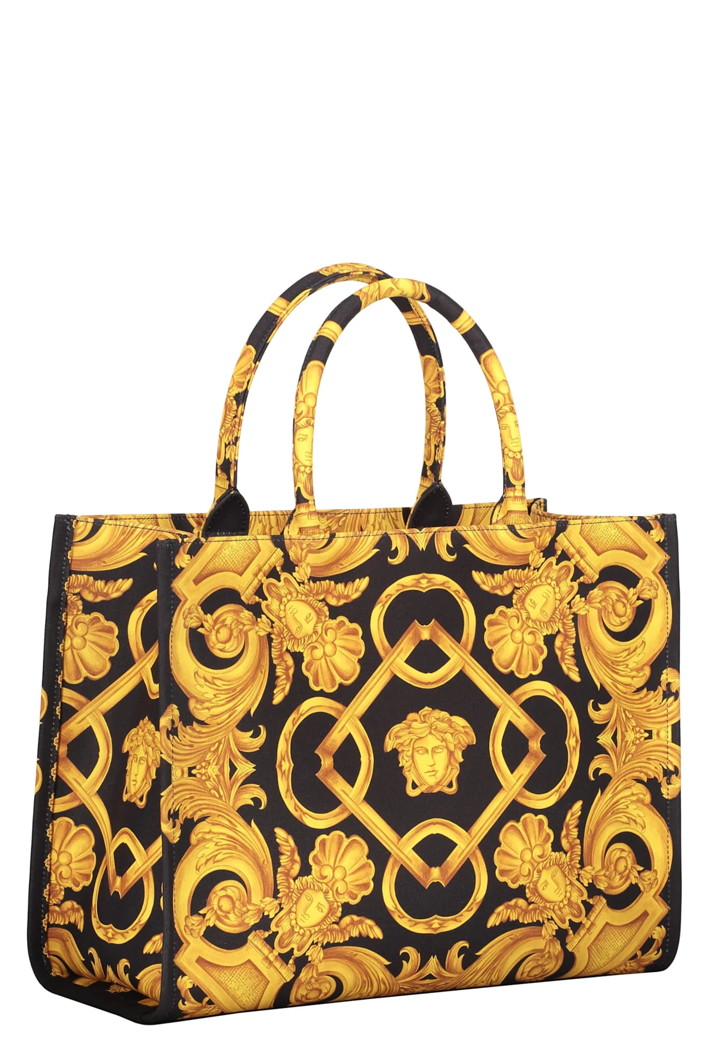 Versace Canvas Tote Bag - Black - Image 2