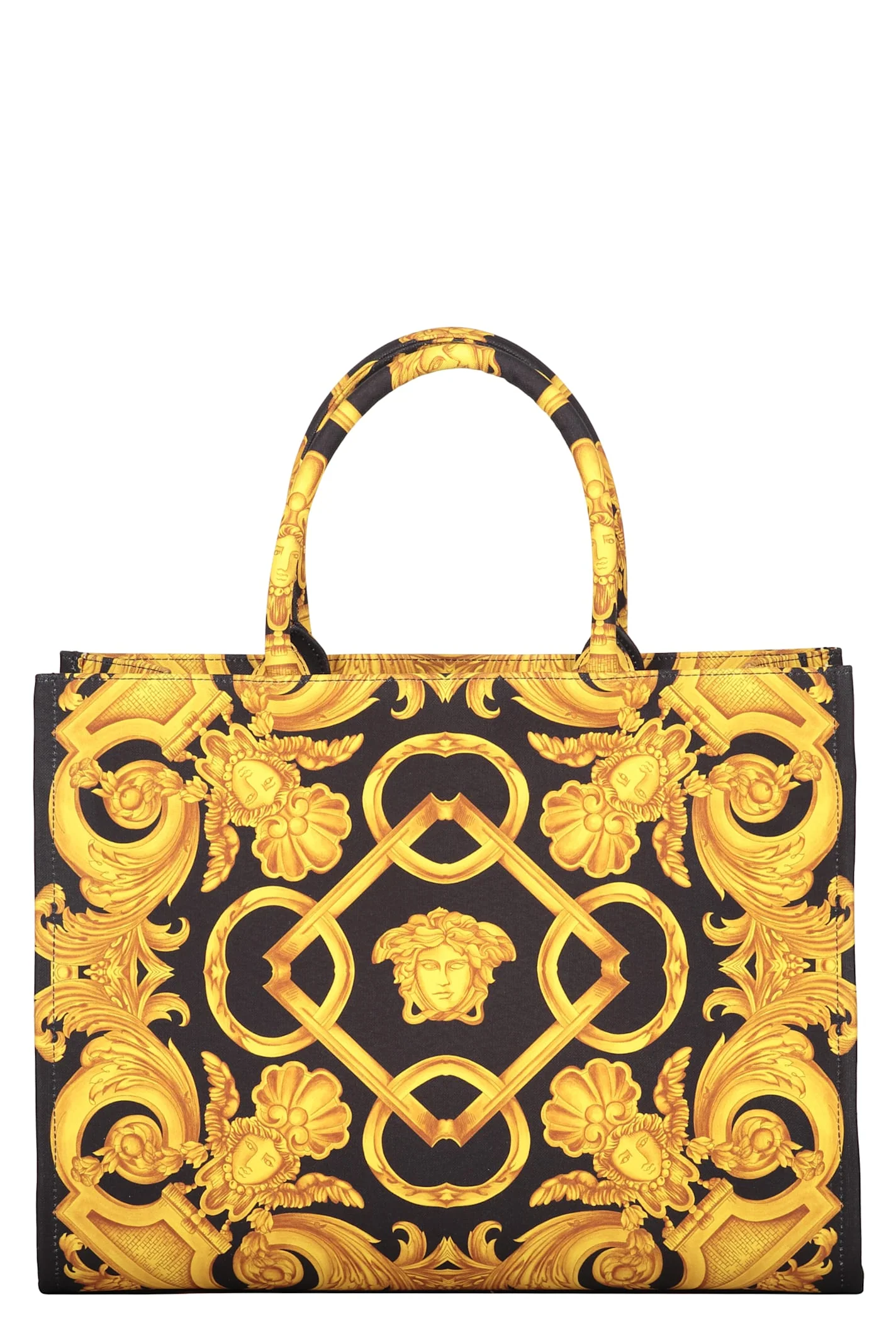 Versace Canvas Tote Bag - Black - Image 3