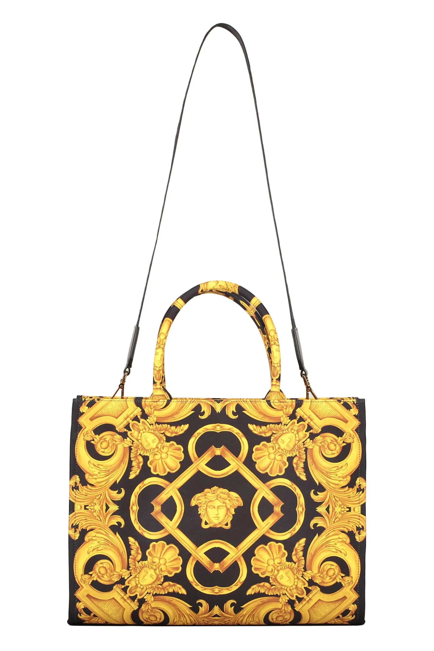 Versace Canvas Tote Bag - Black - Image 4