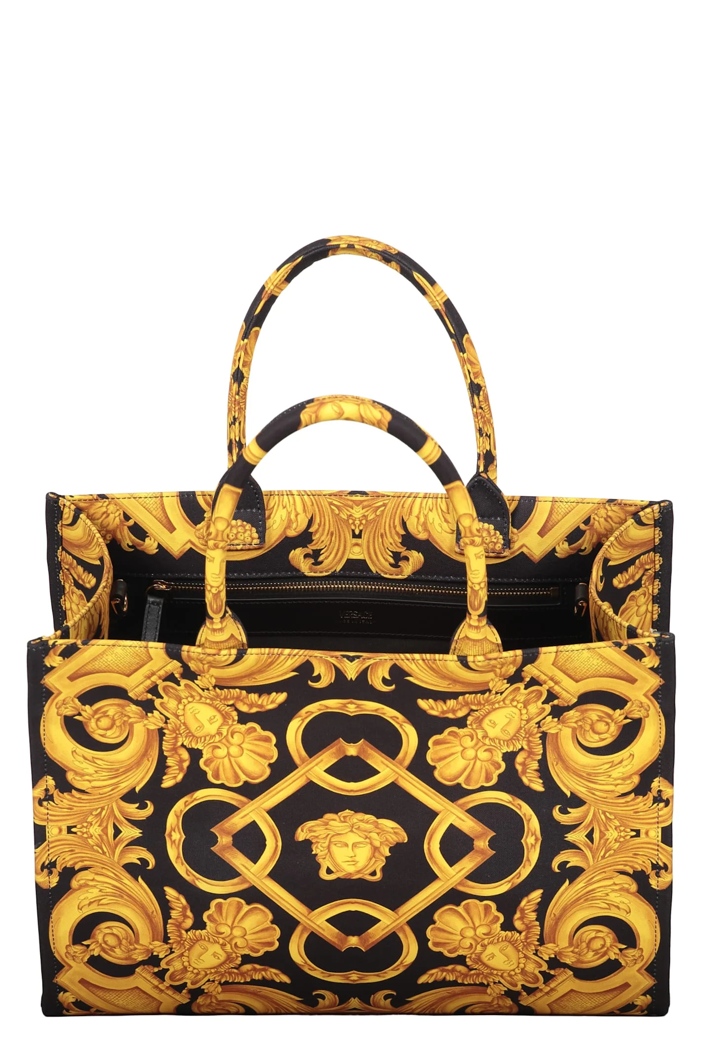 Versace Canvas Tote Bag - Black - Image 5