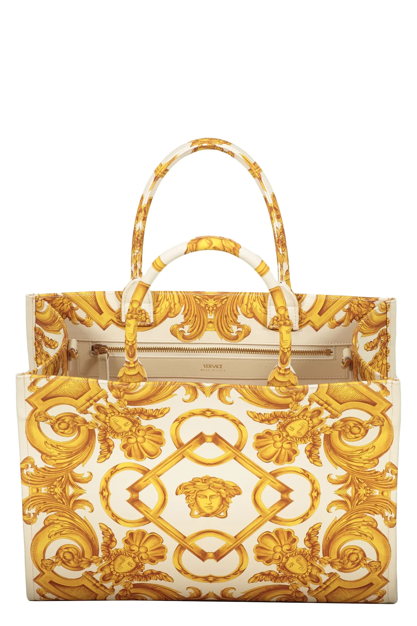 Versace Canvas Tote Bag - Ivory - Image 5