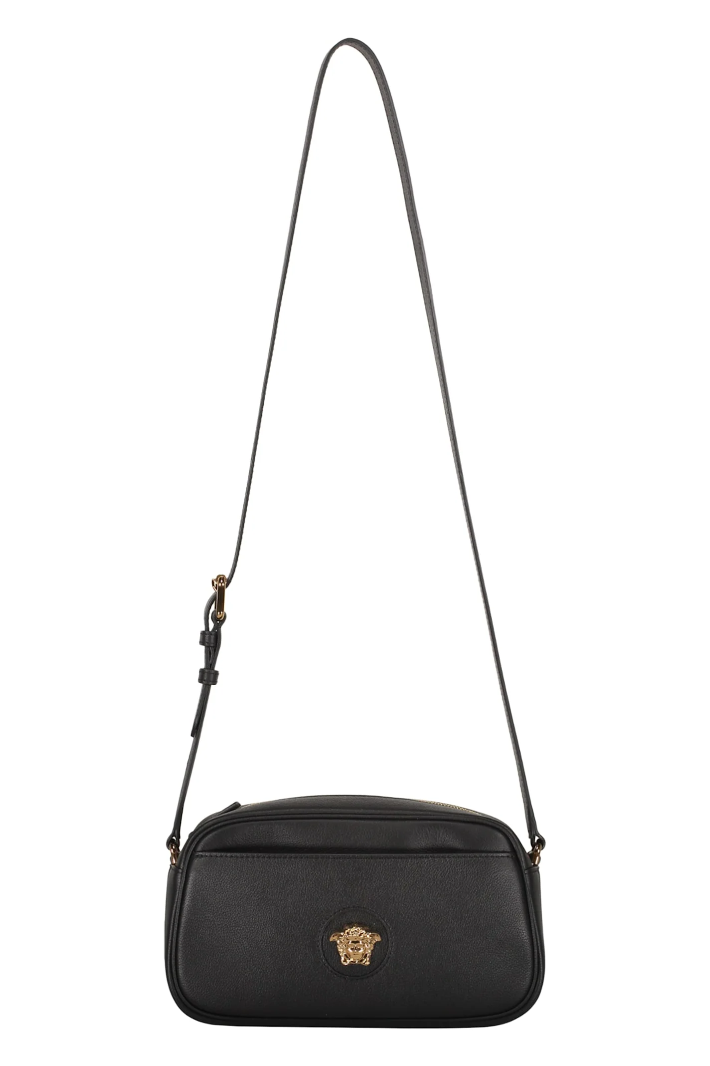 Versace Leather Crossbody Bag - Black - Image 2