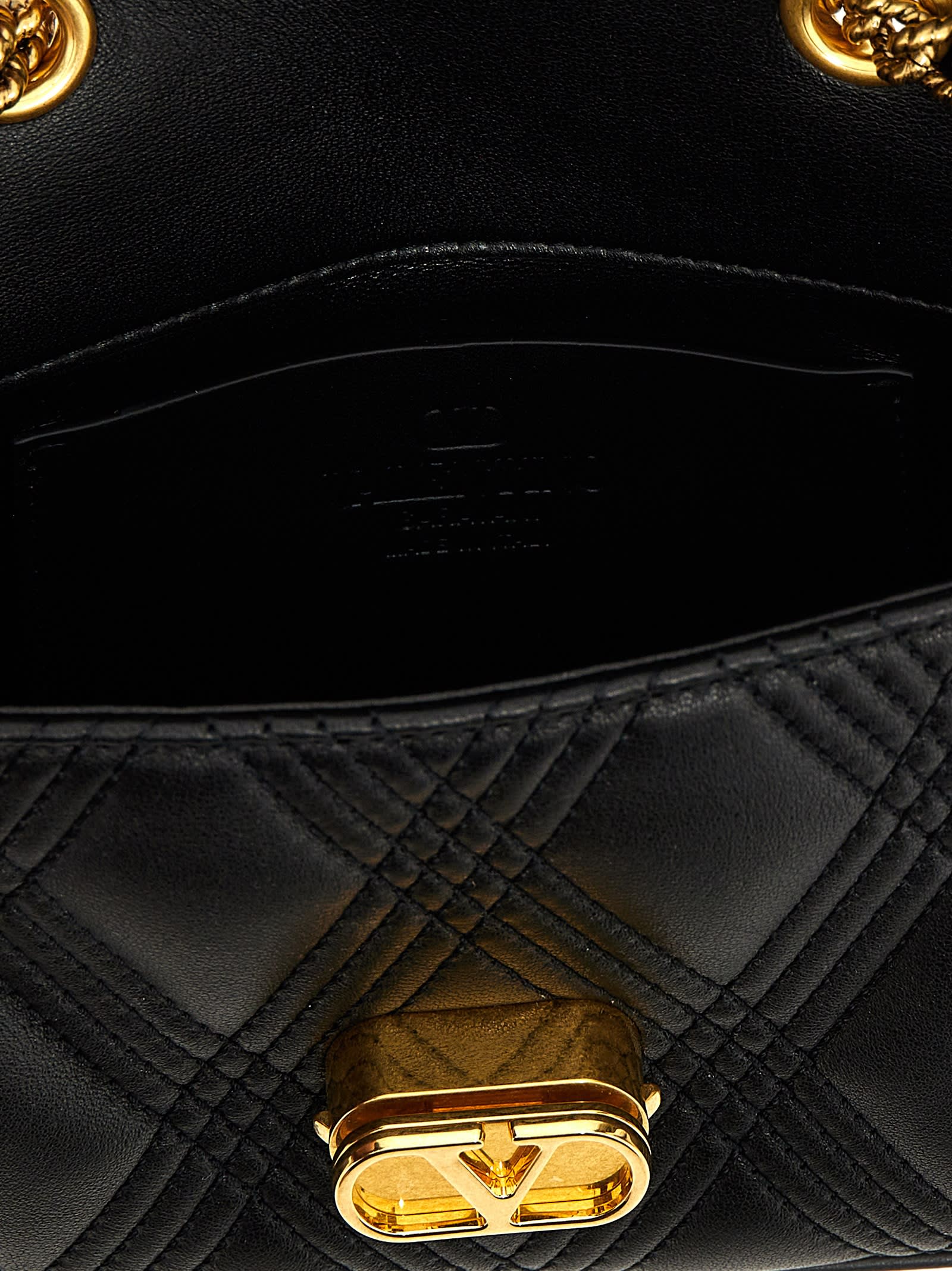 Valentino Garavani Quiltie 67 Shoulder Bag - Black - Image 4