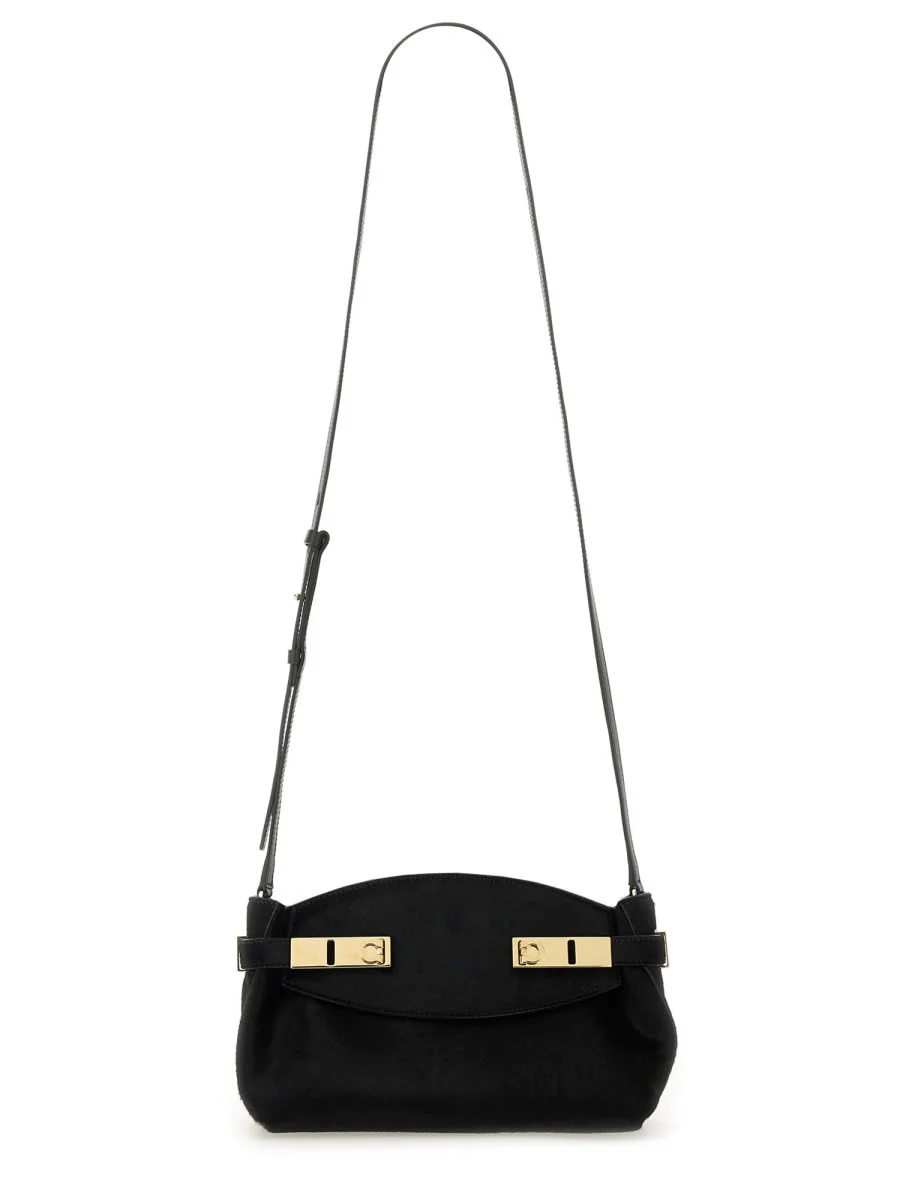 Ferragamo Hug Soft Bag - Black - Image 2