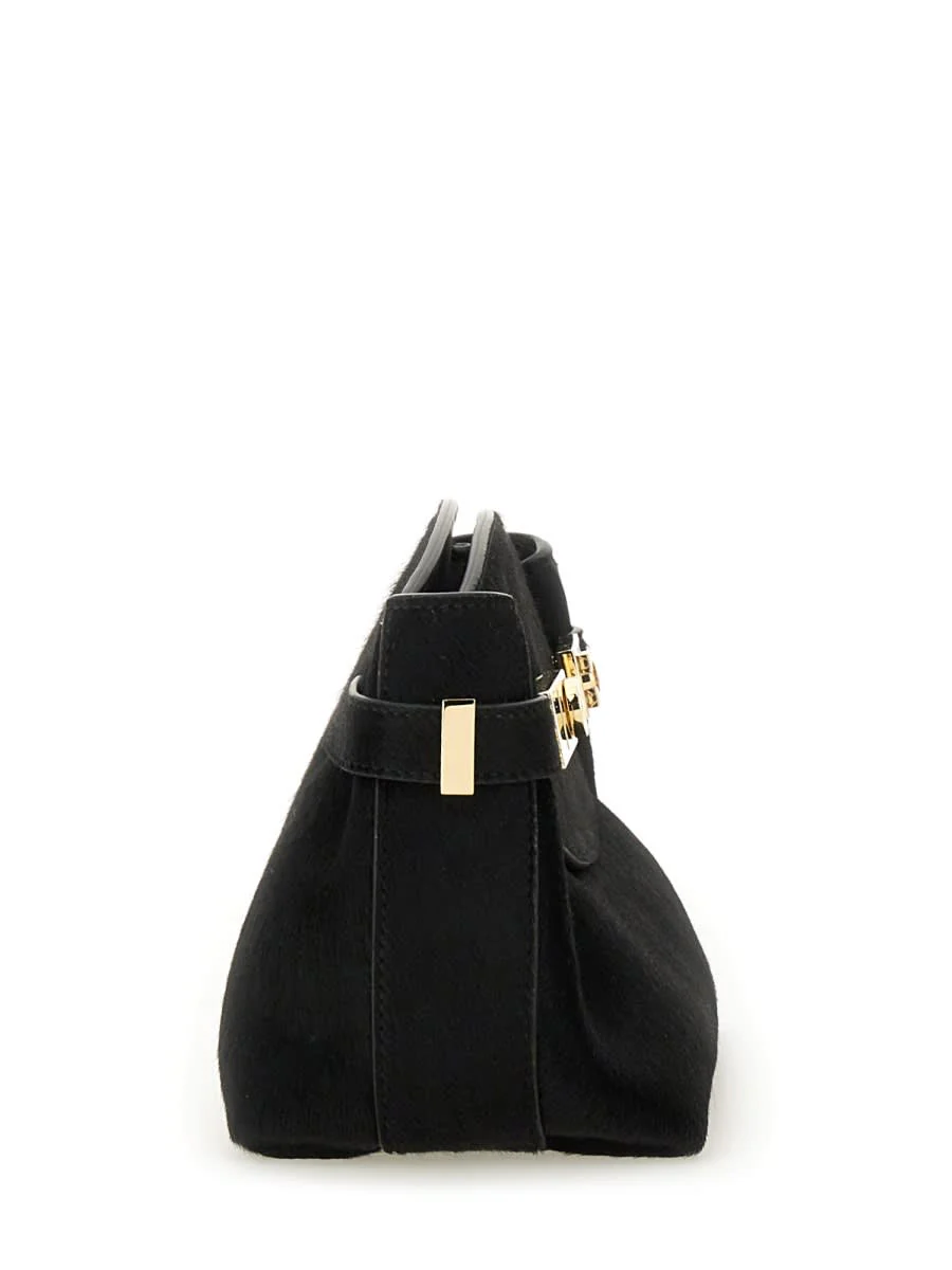 Ferragamo Hug Soft Bag - Black - Image 4