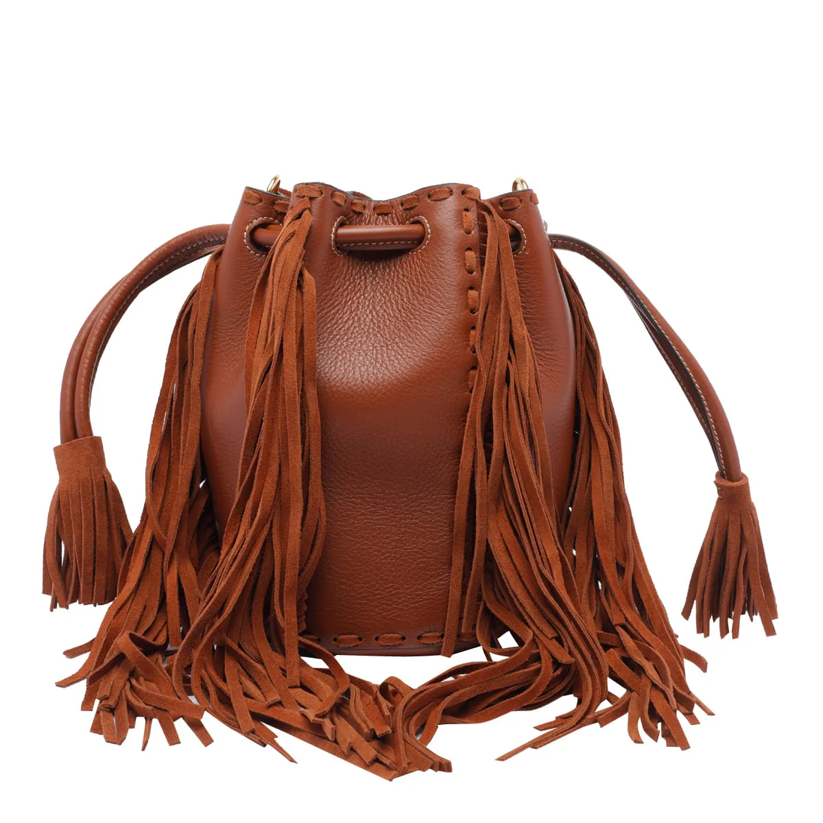 Valentino Garavani Small Bucket Bag - Brown - Image 3