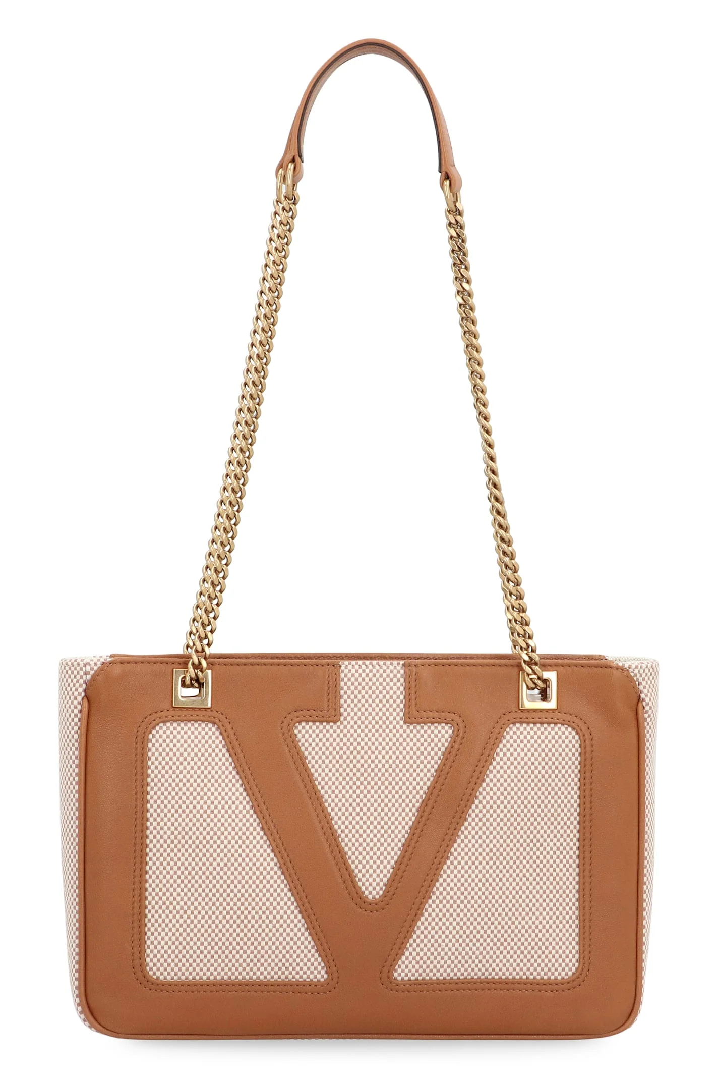 Valentino Garavani Viva Superstar Piccola Tote Bag - Saddle Brown