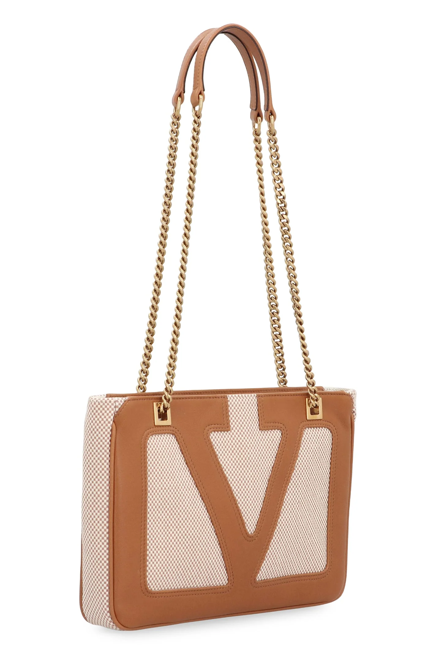 Valentino Garavani Viva Superstar Piccola Tote Bag - Saddle Brown - Image 2
