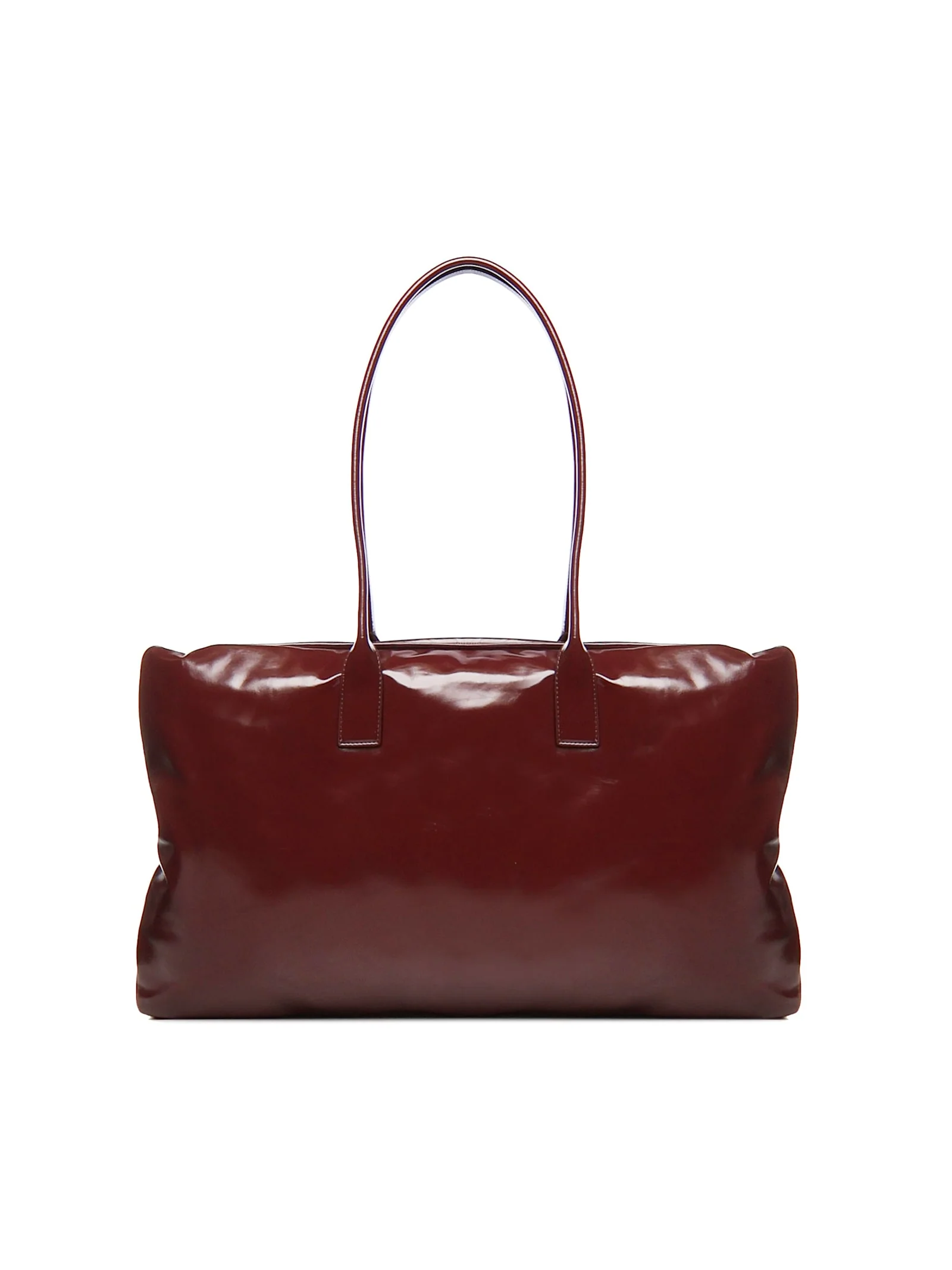 BOTTEGA VENETA Large Pillowy Shoulder Bag - Bordeaux - Image 3