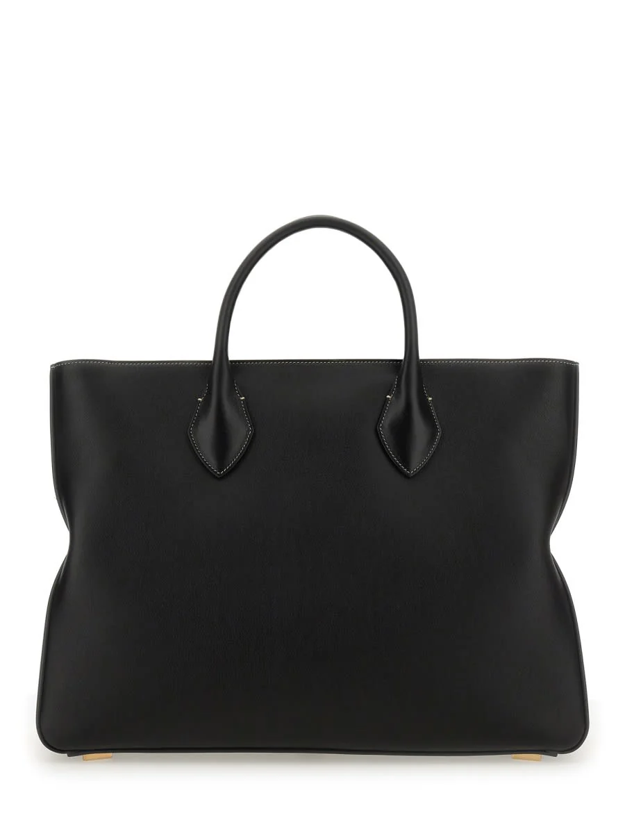 Ferragamo Star-Shaped Tote Bag Large - Black - Image 3