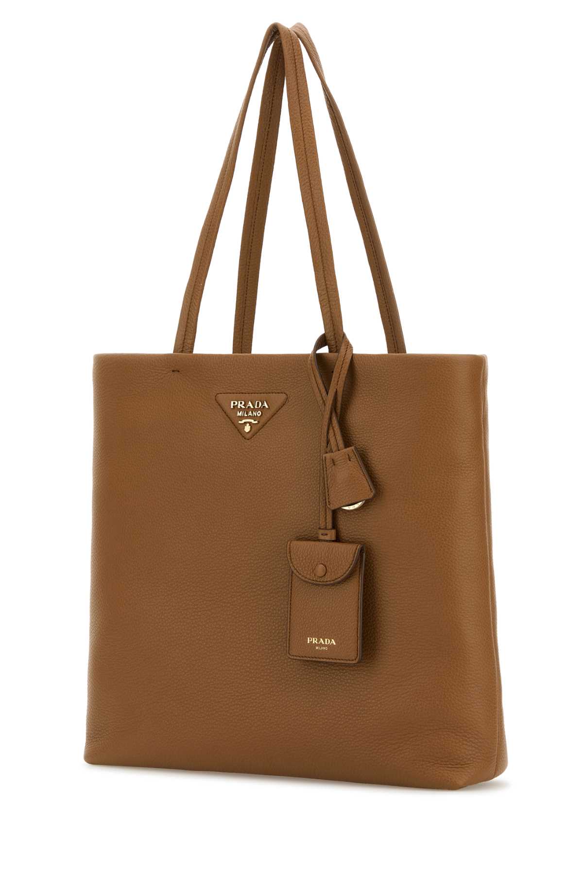 Prada Camel Leather Shopping Bag - Caramel 0 - Image 2