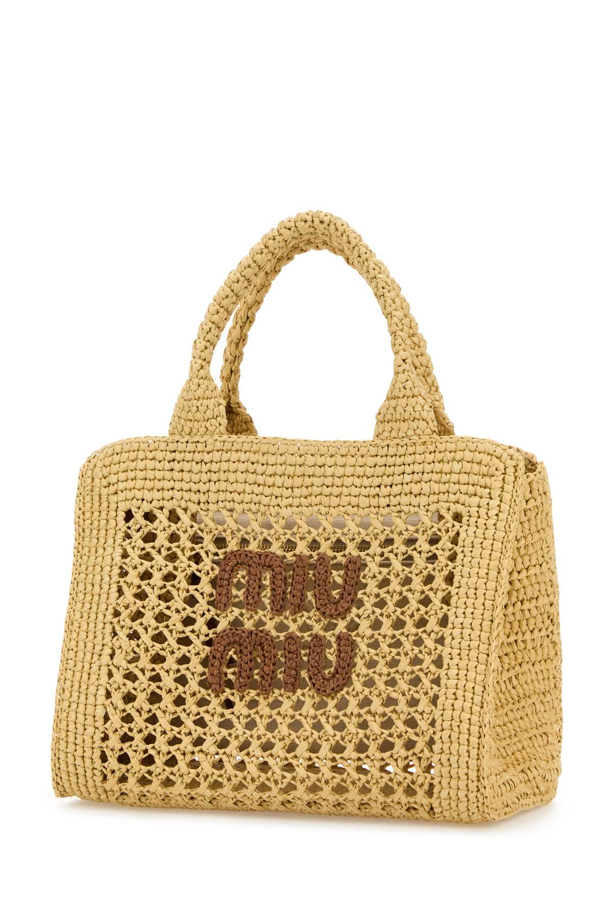 MIU MIU Crochet Handbag - Naturale Cognac - Image 2