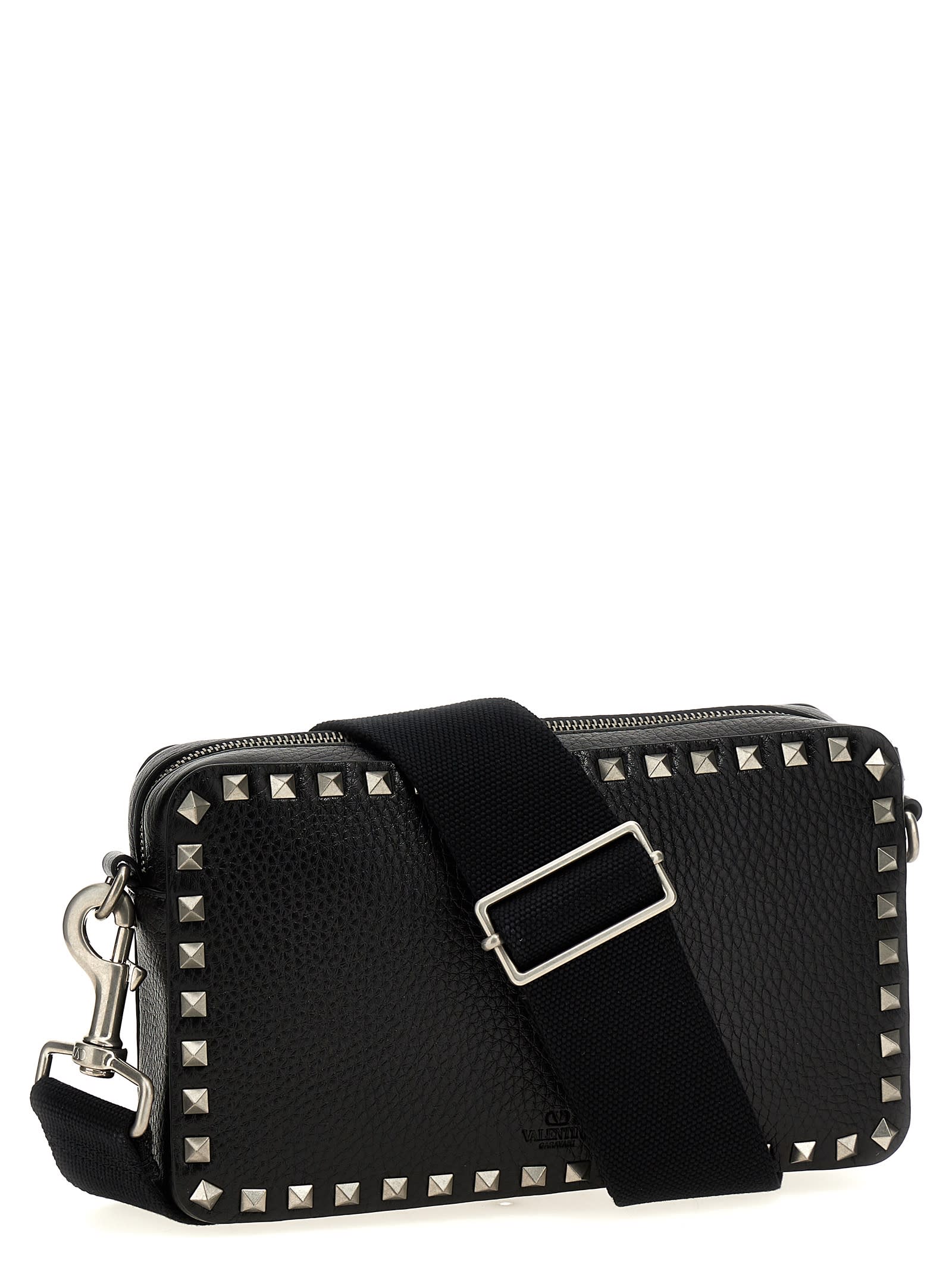 Valentino Garavani Rockstud Shoulder Bag - Black - Image 2