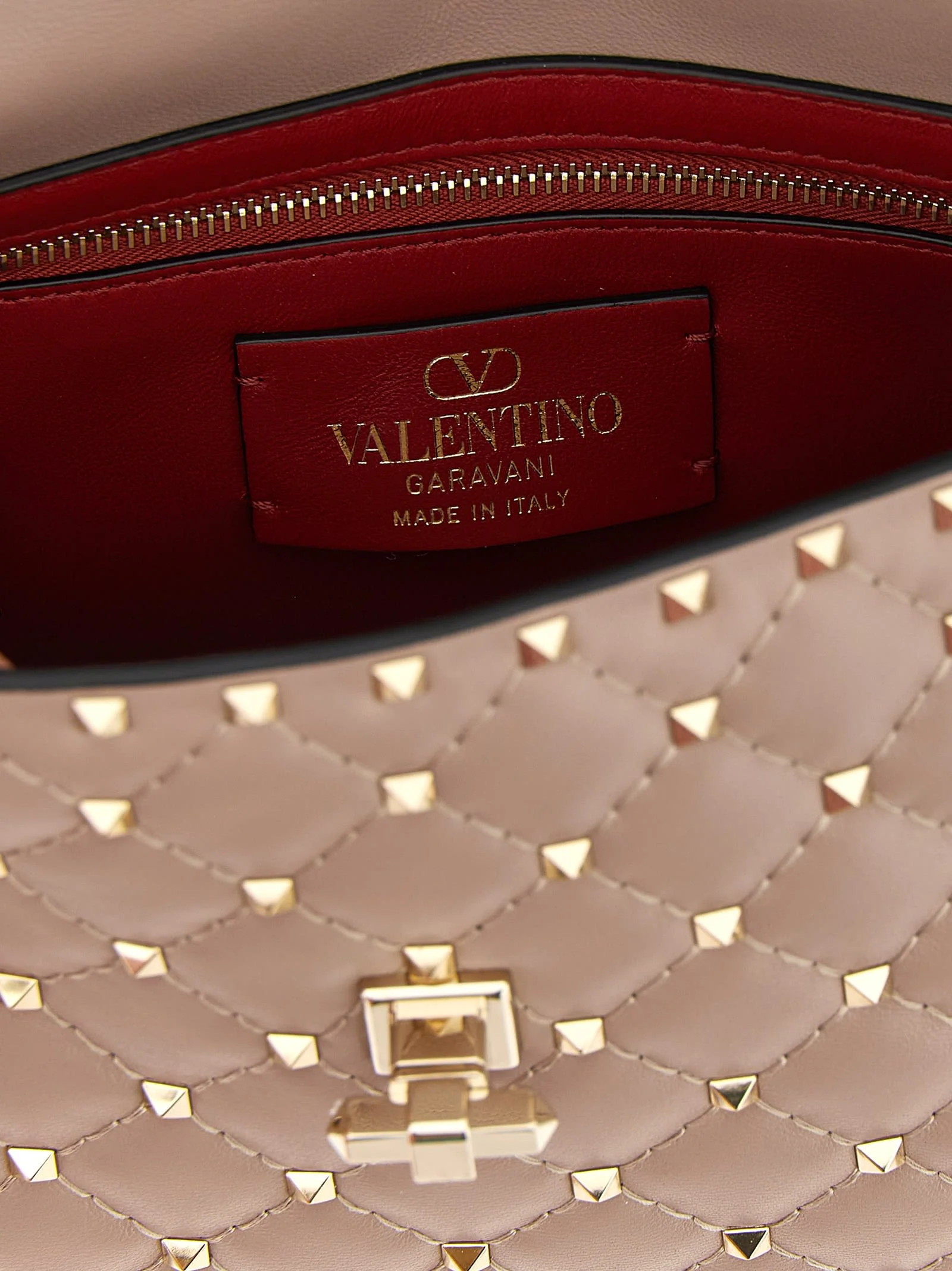 Valentino Garavani Rockstud Spike Shoulder Bag - Pink - Image 4