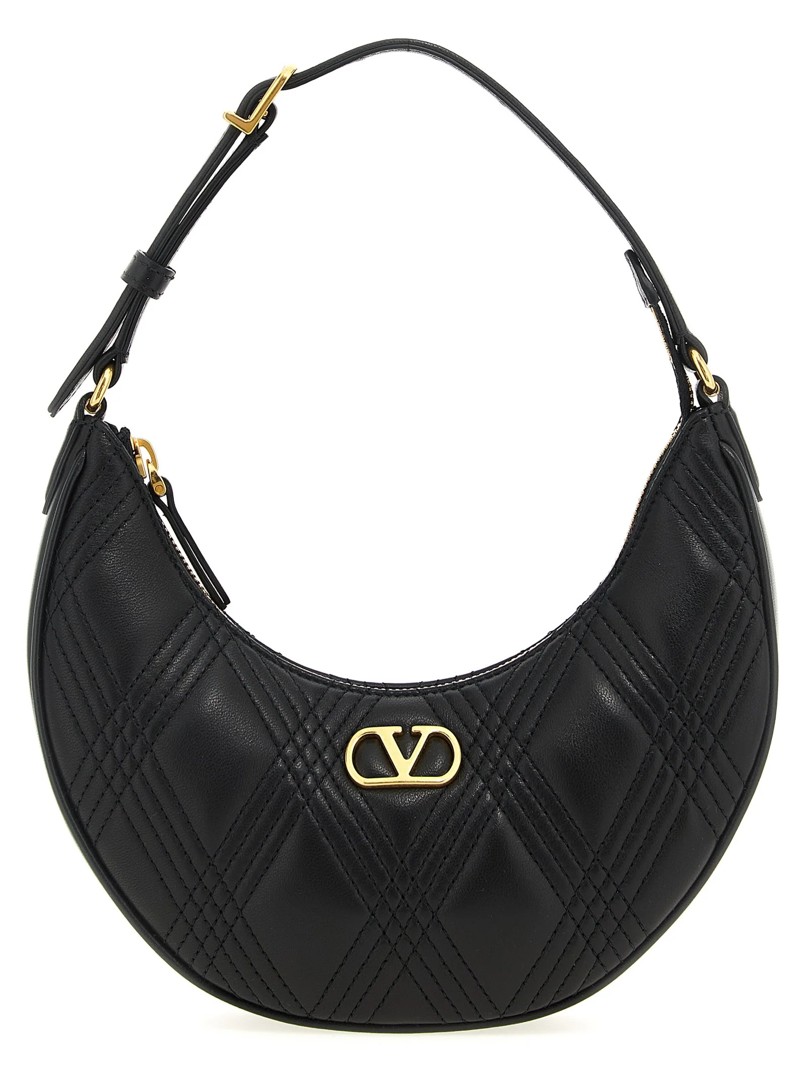 Valentino Garavani Quiltie 67mini Shoulder Bag - Black