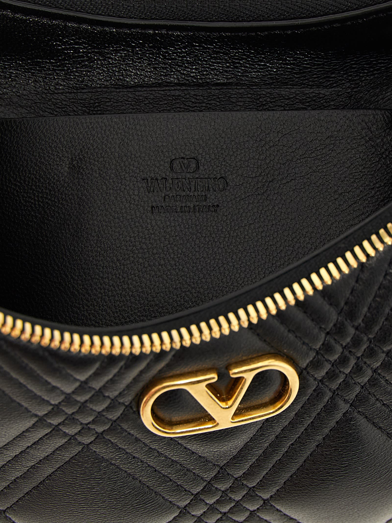 Valentino Garavani Quiltie 67mini Shoulder Bag - Black - Image 4