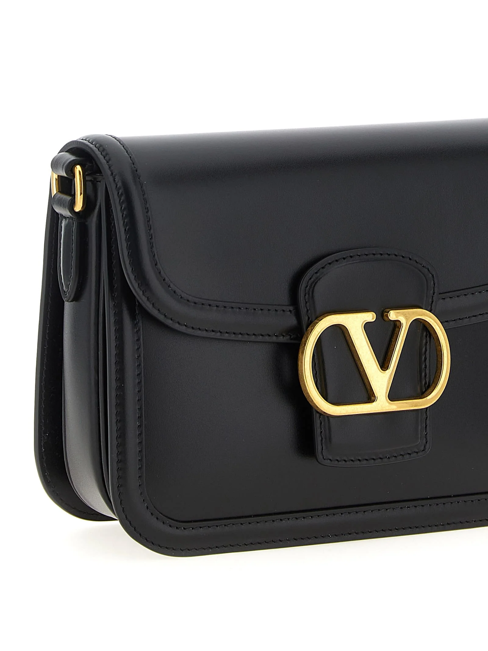 Valentino Garavani 9to5 Small Shoulder Bag - Black - Image 3