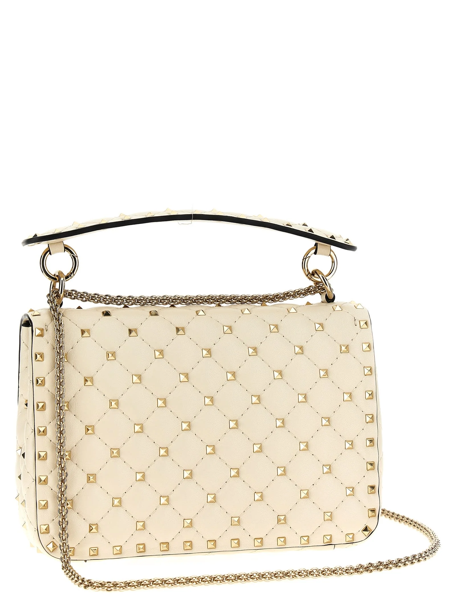 Valentino Garavani Rockstud Spike Shoulder Bag - White - Image 2
