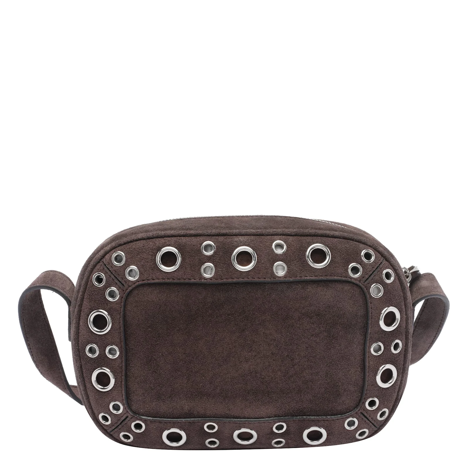 Valentino Garavani Suede Nellcote Crossbody Bag - Brown - Image 3