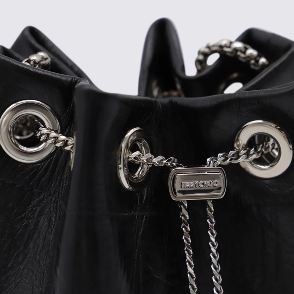 JIMMY CHOO Top Handle Bag - Black - Image 3