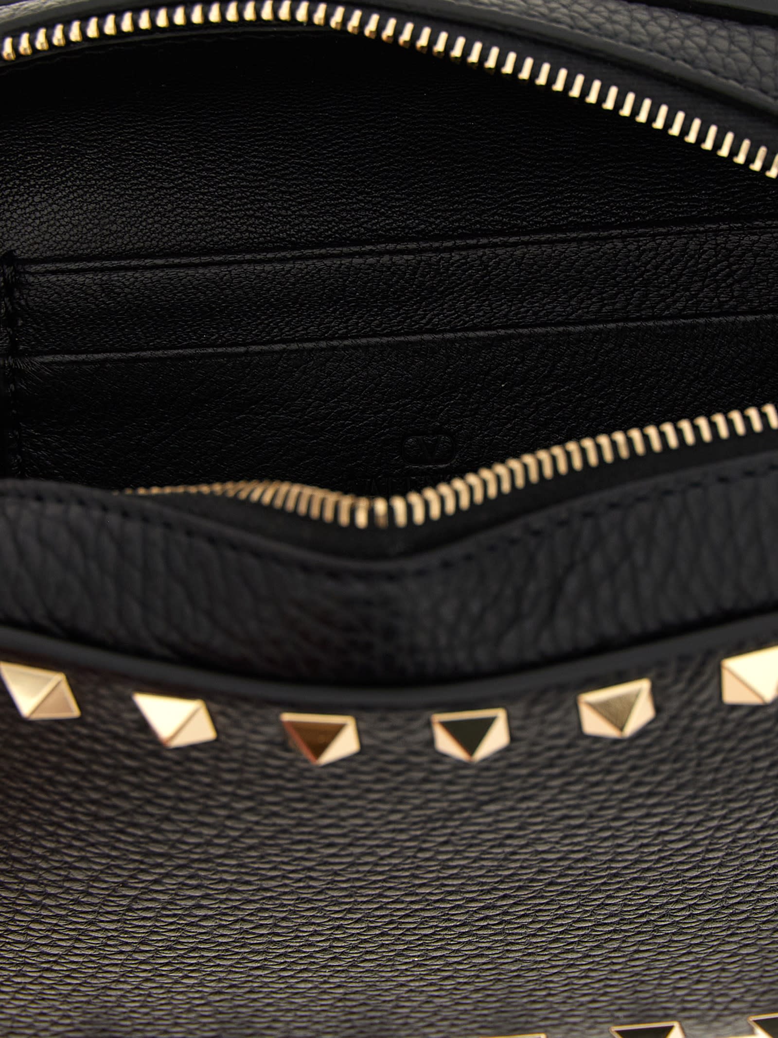 Valentino Garavani Rockstud Mini Crossbody Bag - Black - Image 4