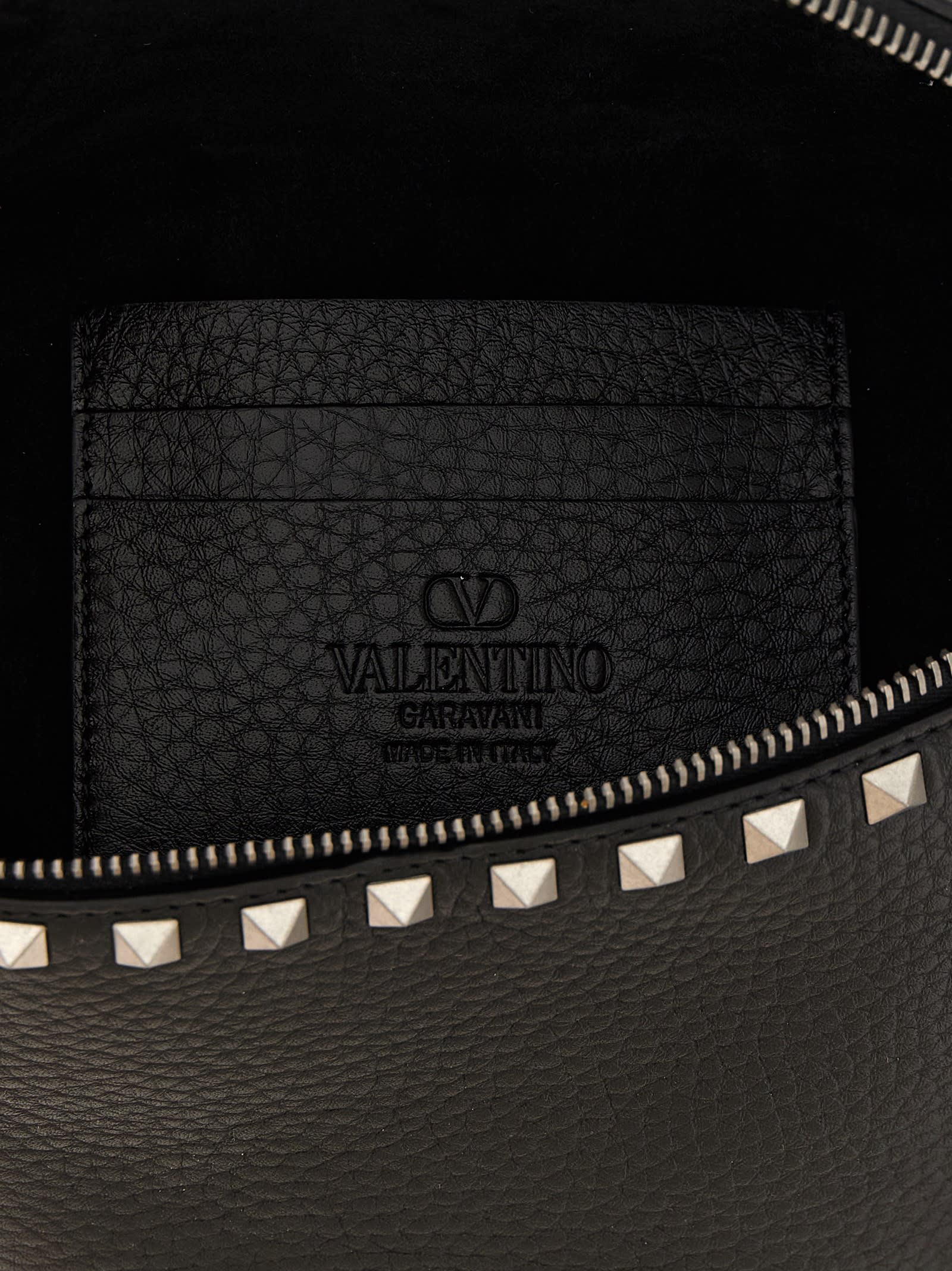 Valentino Garavani Rockstud Belt Bag - Black - Image 4