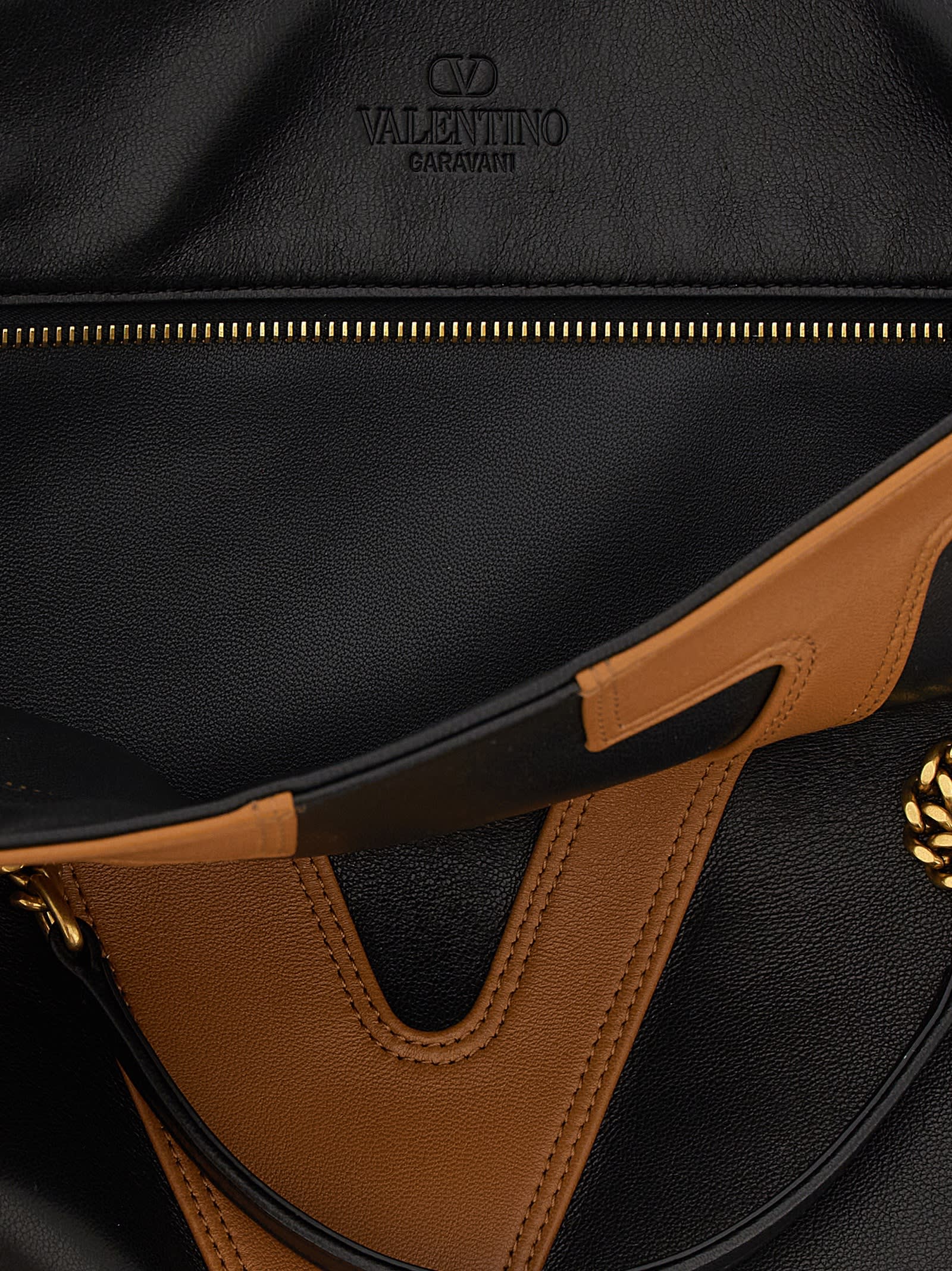 Valentino Garavani Viva Superstar Midi Shopping Bag - Brown - Image 4