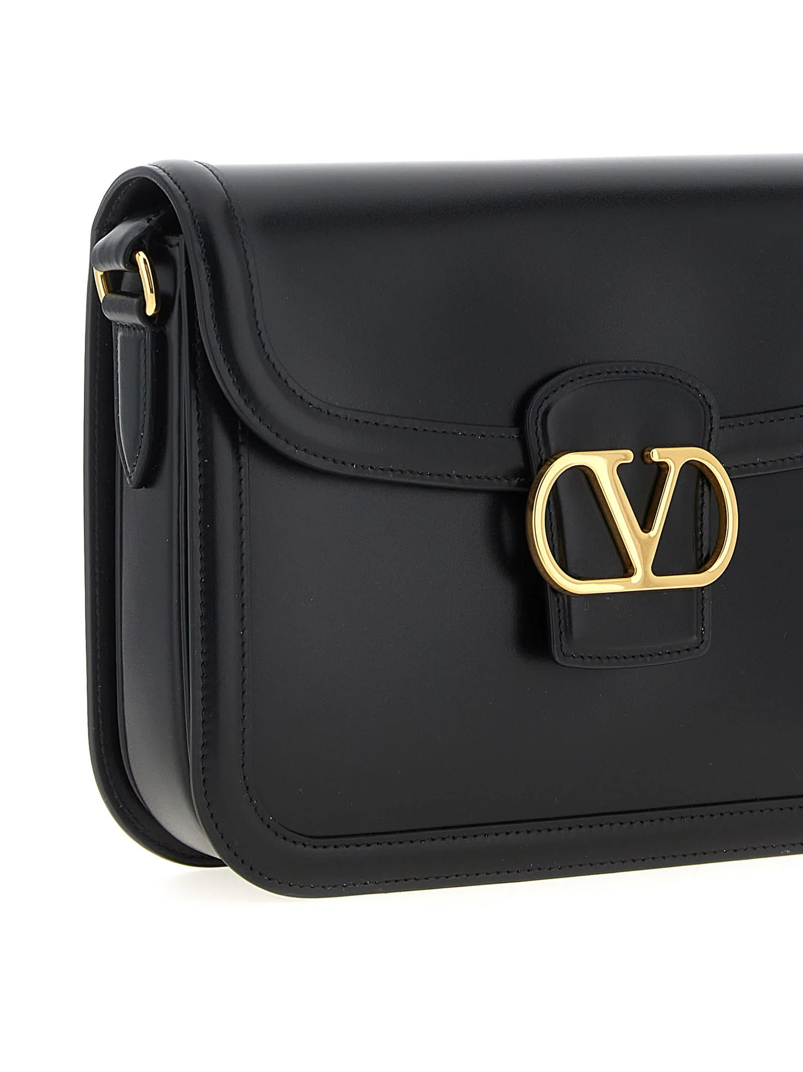Valentino Garavani 9to5 Shoulder Bag - Black - Image 3